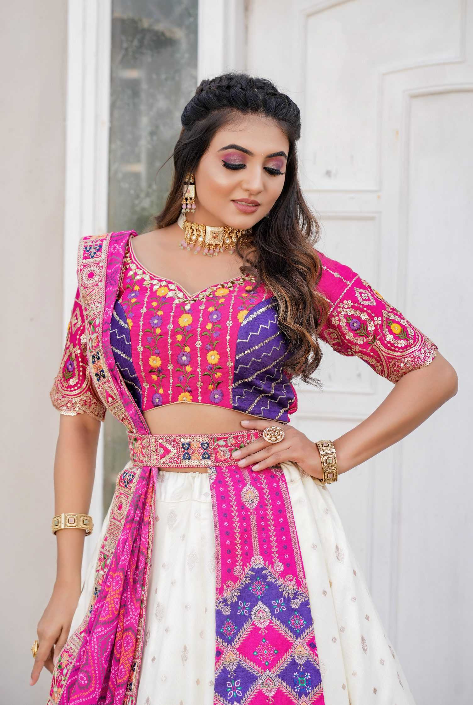 Ynf Jacquard KESH406 596 Lehengas Wholesale Fancy Lehenga Sequins Lehenga Lehenga With Belt Manufacturer