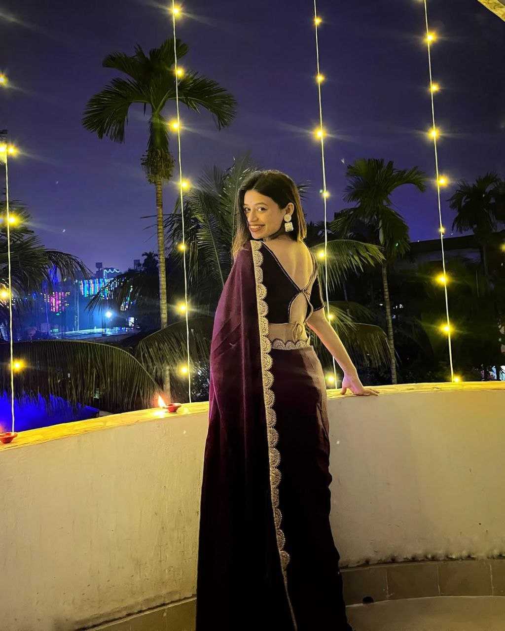 Ynf Jimmy Choo KESH464 WINE Sarees Diwali Collections Festive Collections Wholesale Jimmy Choo Sarees Fancy Sarees Festive Sarees Manufacturer