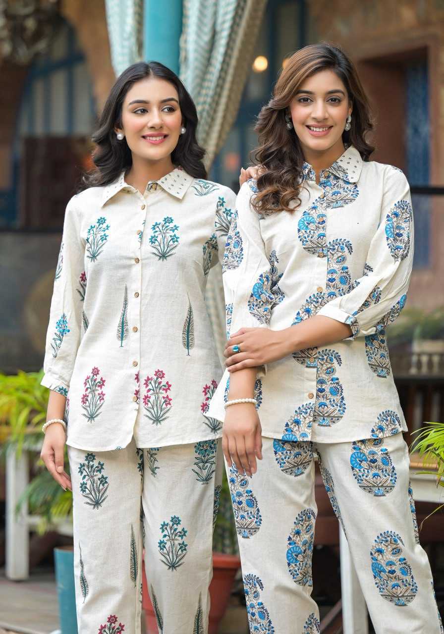 Ynf Khadi Cotton KESH470 3075 Western Wears Wholesale Co-ord Set Manufacturer