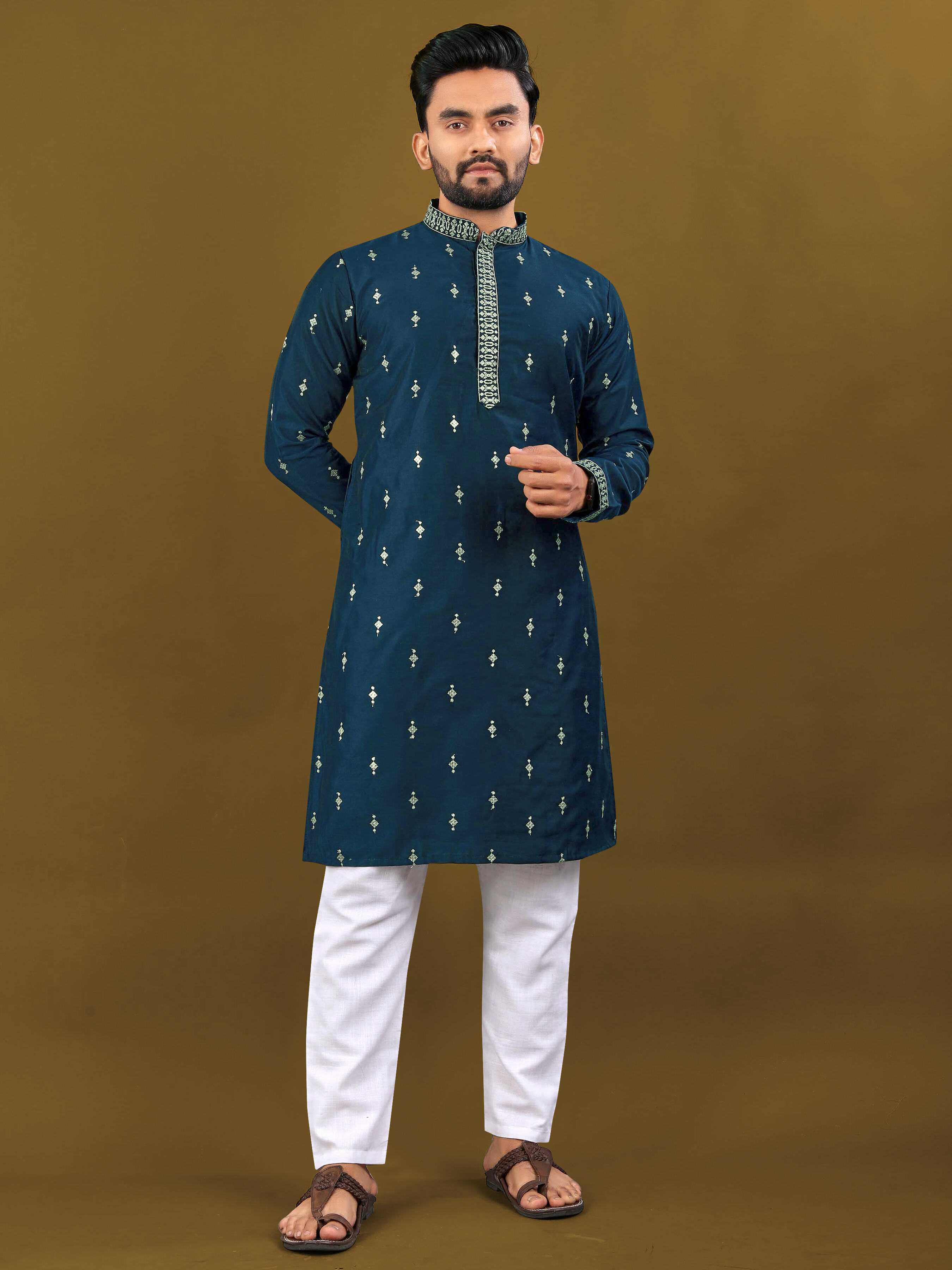 Ynf Malai Silk RIN111 SUVARN Mens Wear Wedding Collections Festive Collections Wholesale Mens Kurtas Mens Kurta Pyjama Silk Kurta Manufacturer