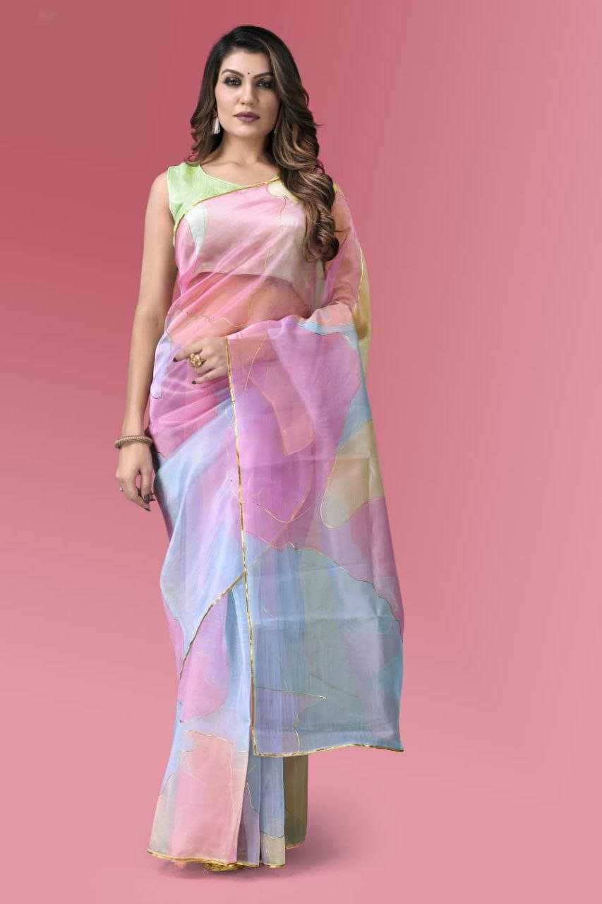 Ynf Organza KESH241 527 Sarees Wholesale Designer Sarees Organza Sarees Sequence Sarees Manufacturer