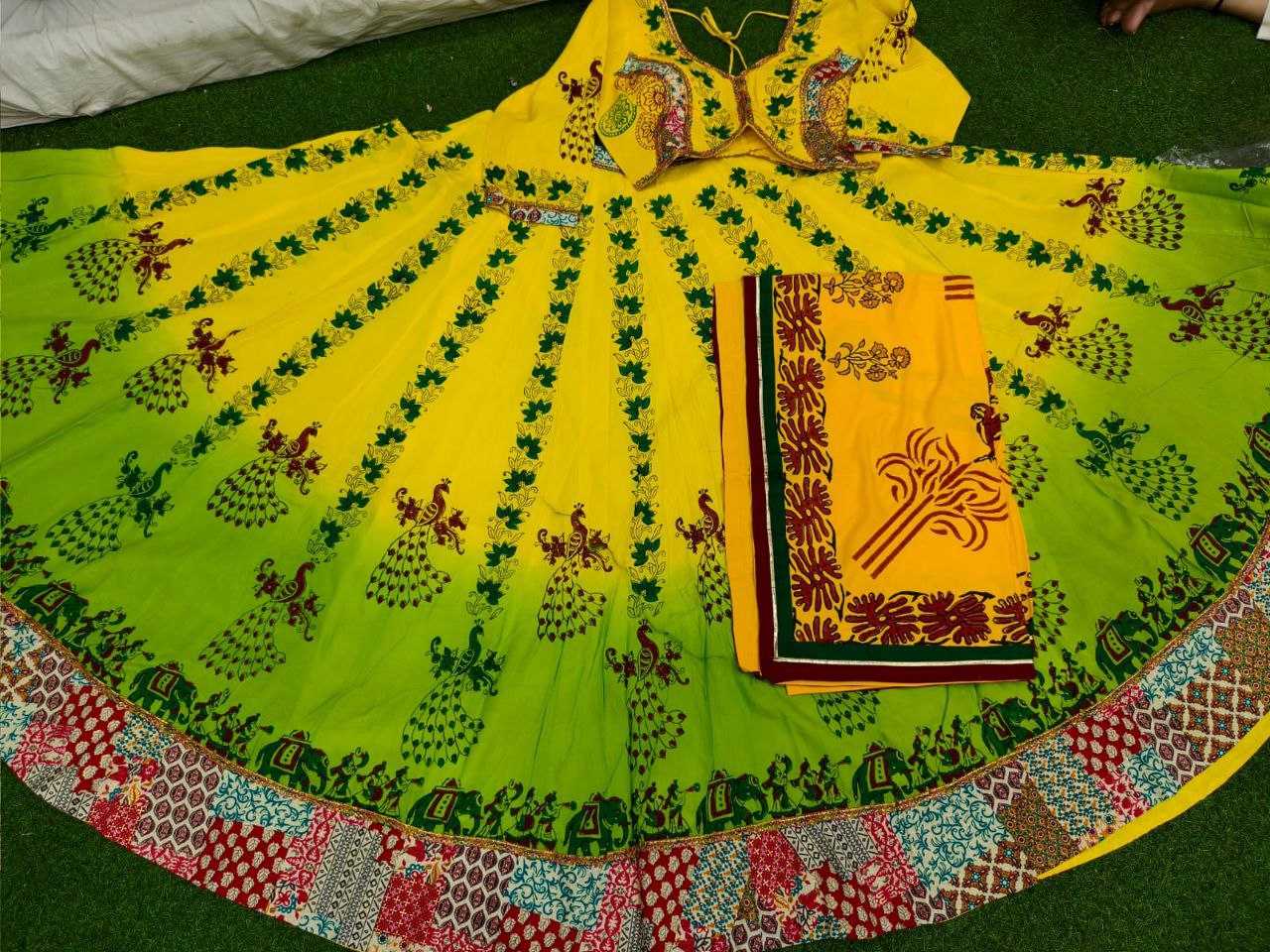 Ynf Pure Cotton KESH179 AHB06 Navratri Chaniya Choli Wholesale Navratri Gowns Manufacturer