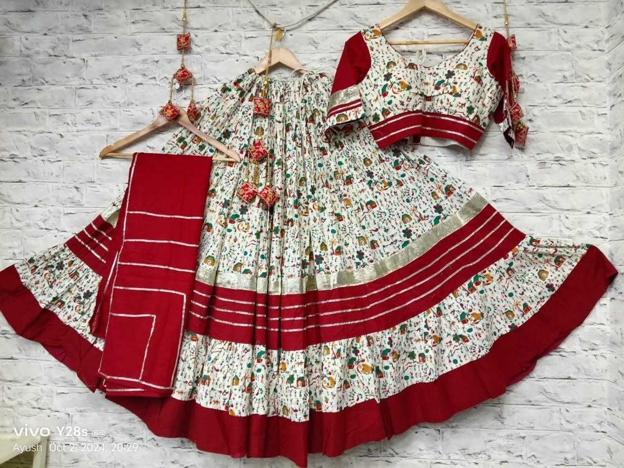 Ynf Pure Cotton KESH179 AHB07 Navratri Chaniya Choli Wholesale Navratri Gowns Manufacturer