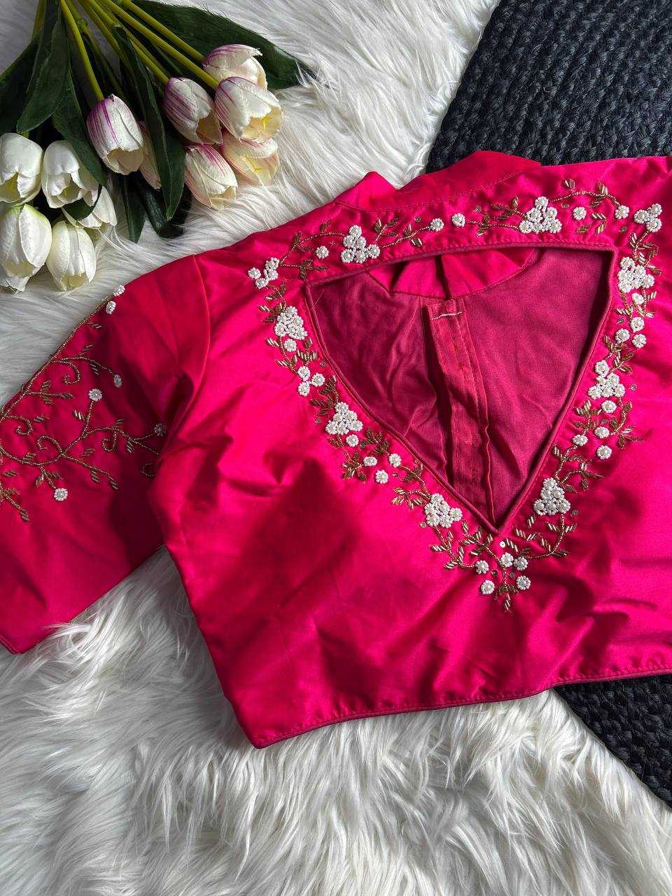 Ynf Pure Silk KESH116 WMF07 Readymade Blouses Wholesale Blouse Designer Blouse Party Wear Blouse Manufacturer