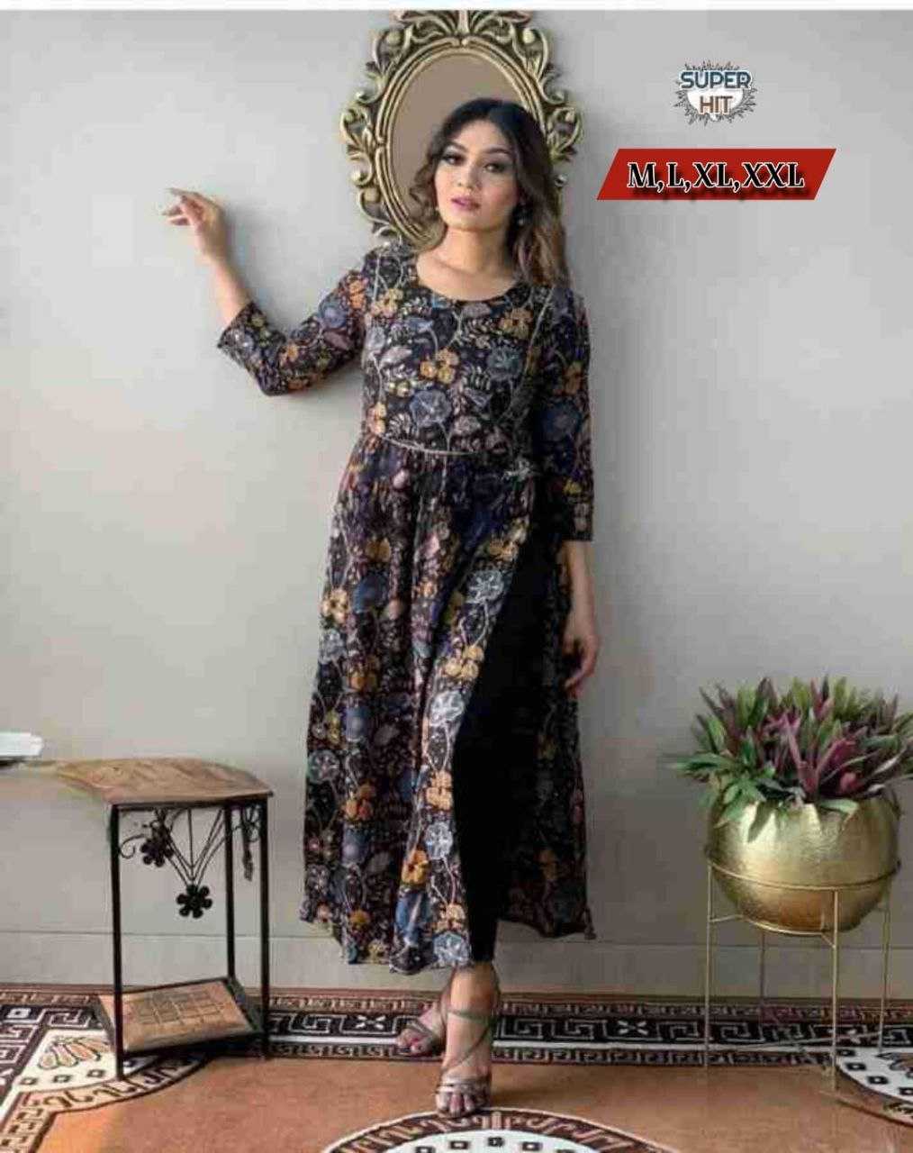 Ynf Rayon KESH354 GRM55 Kurti Wholesale Rayon Kurtis Chikan Kurti Kurti With Pants Manufacturer