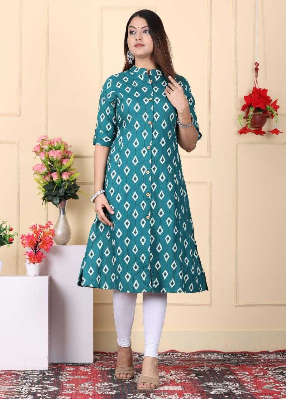 Ynf Rayon KESH443 ALINE KURTI Setwise Collections Wholesale Kurtis Catalogs Manufacturer