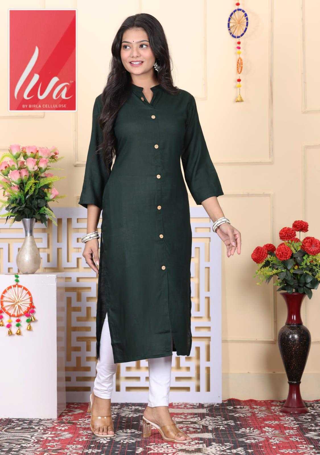 Ynf Rayon KESH443 BIRLA-LIVA Setwise Collections Wholesale Kurtis Catalogs Manufacturer