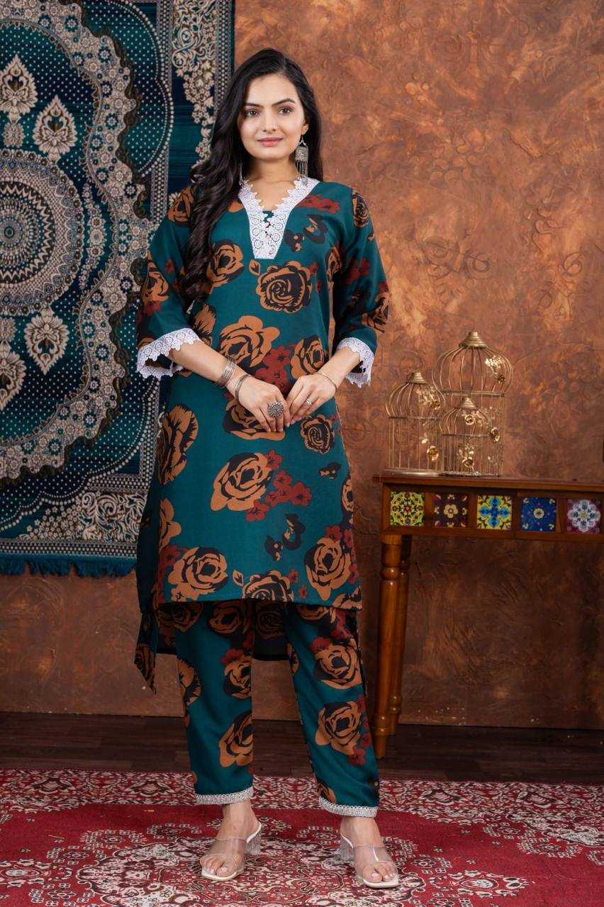 Ynf Rayon KESH468 005 Kurti Diwali Collections Wedding Collections Wholesale Cotton Kurtis Rayon Kurtis V-Neck Kurtis Manufacturer