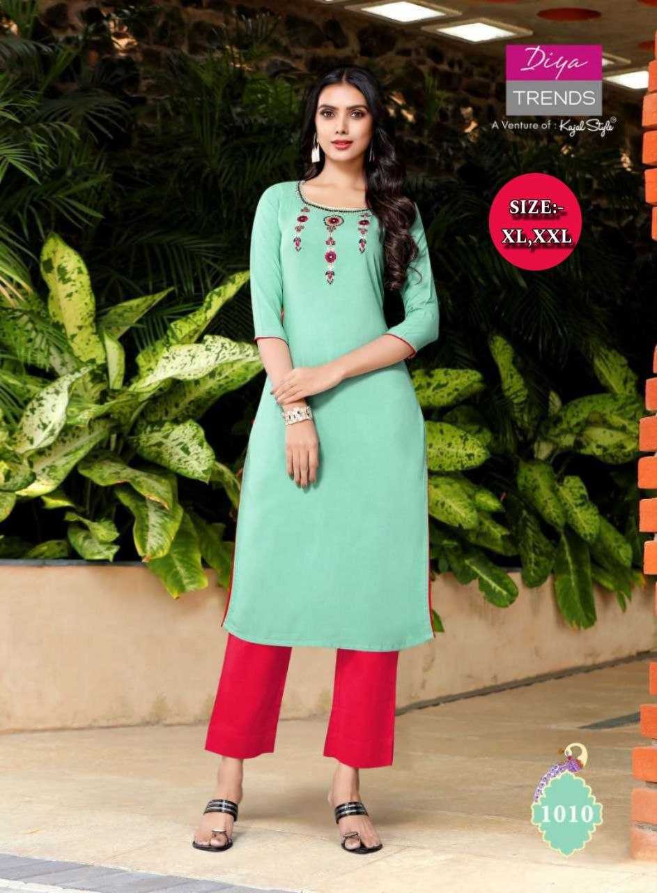 Ynf Reyon Cotton KESH354 GMR14 Kurti Wholesale Casual Kurtis Workwear Kurtis Embroidered Kurtis Manufacturer