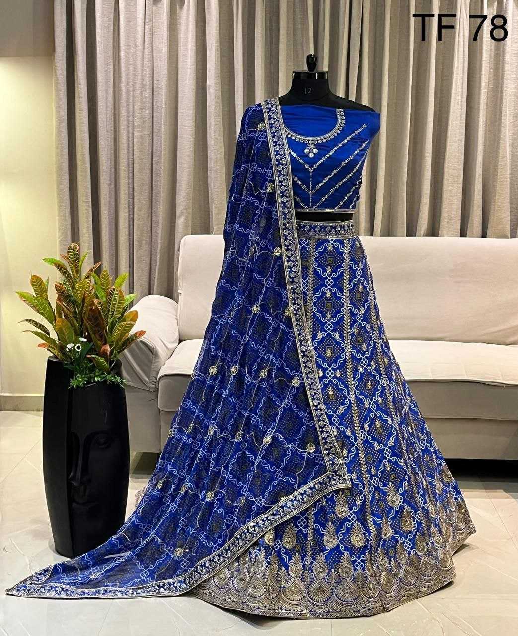 Ynf Satin Silk KESH179 AHB01 Lehengas Wholesale Designer Lehenga Wedding Lehenga Satin Lehenga Manufacturer