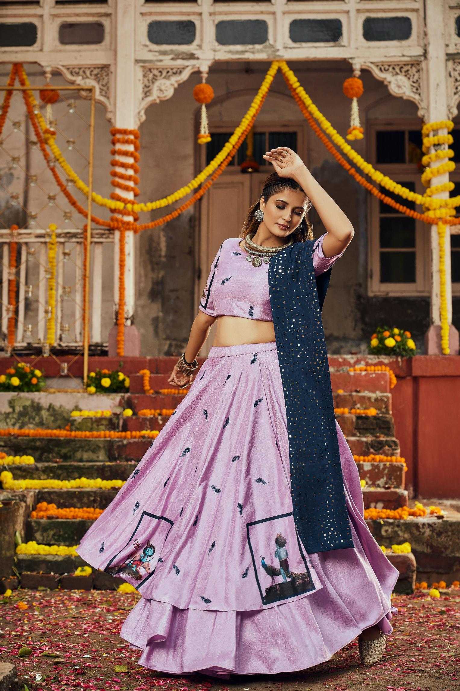 Ynf Silk KESH417 2123 Lehengas Wholesale Designer Lehenga Printed Lehenga Pink Lehenga Manufacturer