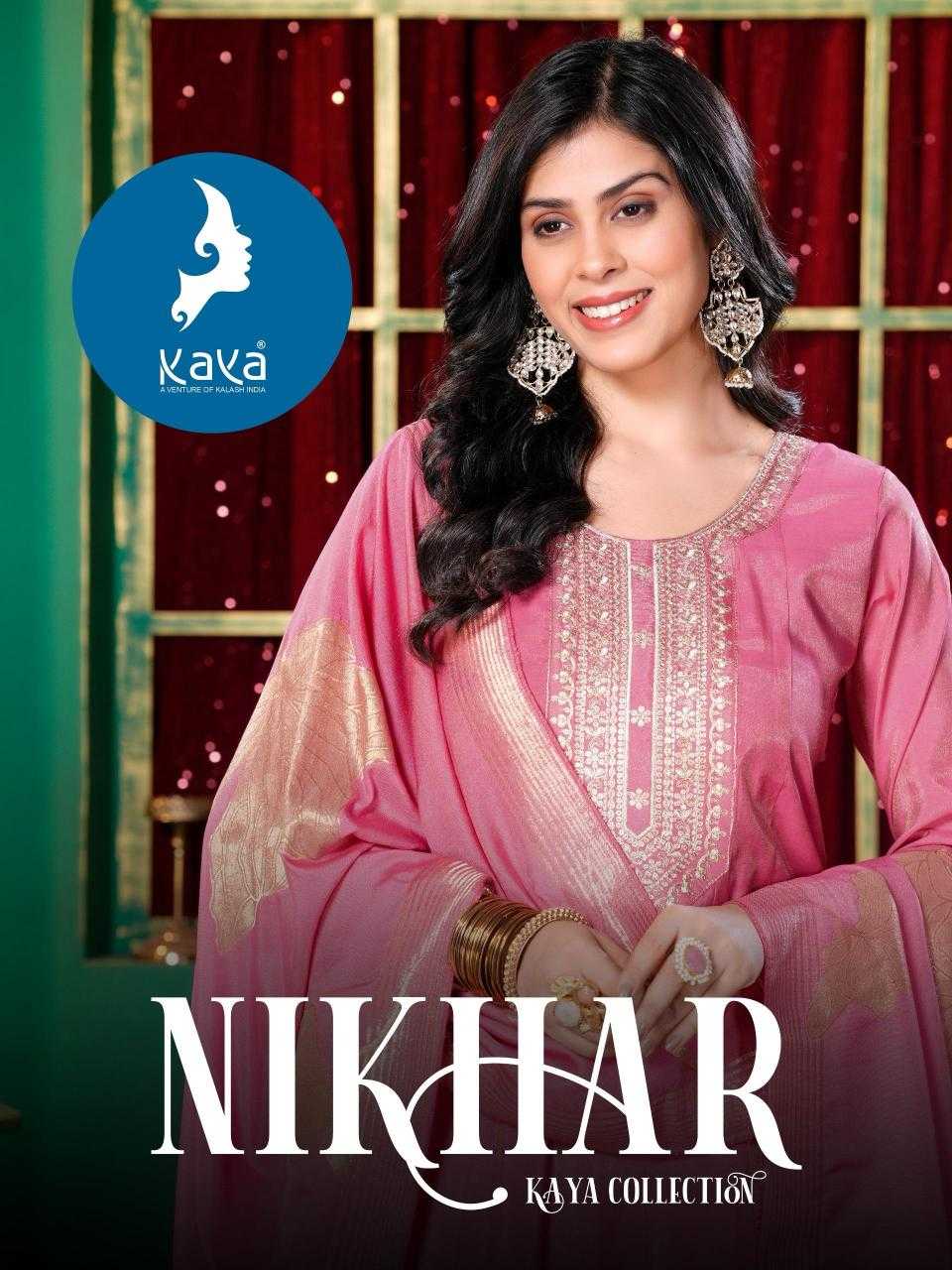 Ynf Simar silk KESH443 KAYA KURTI-NIKHAR Setwise Collections Wholesale Kurtis Catalogs Manufacturer