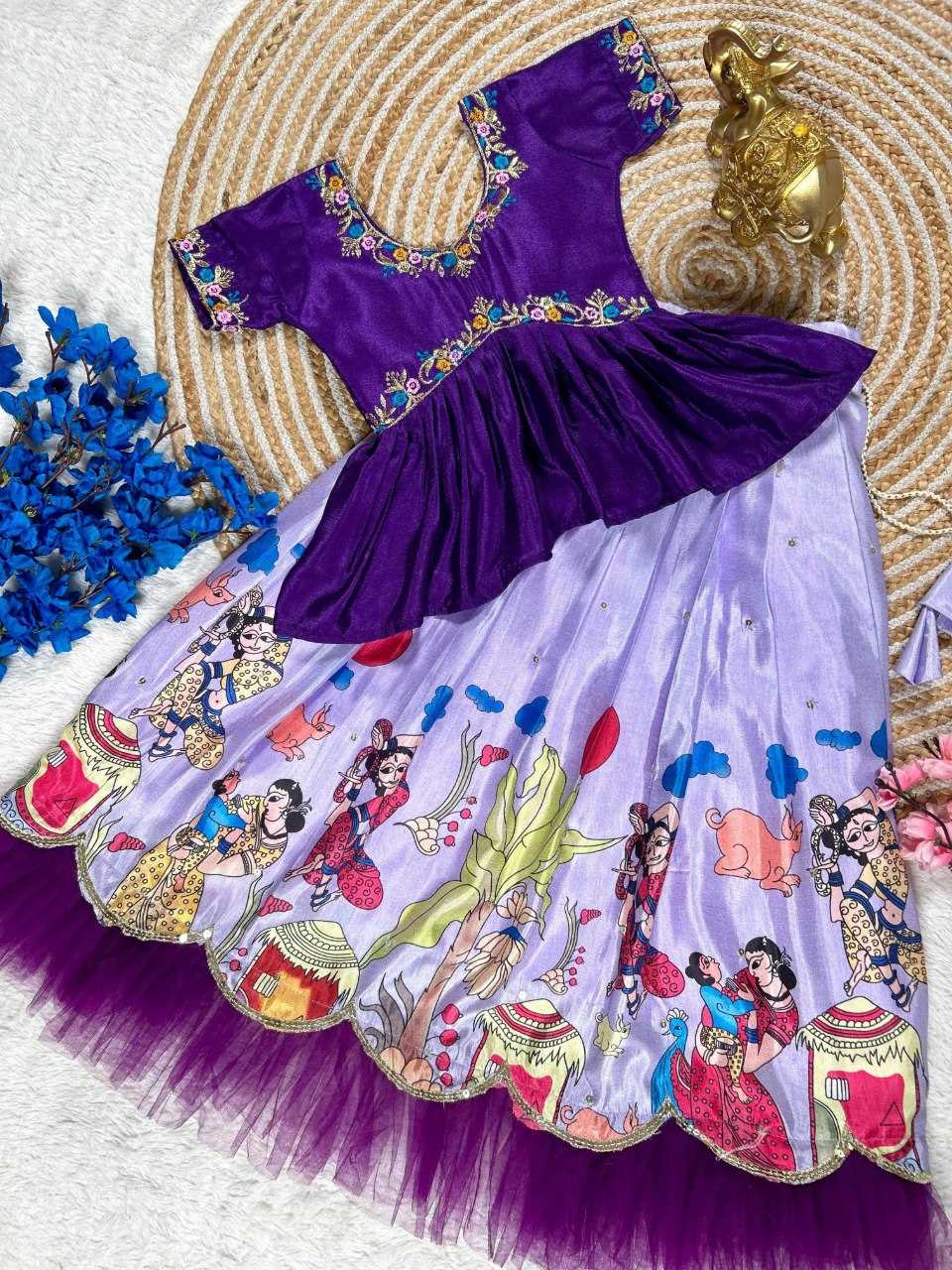 Ynf soft chinon KESH109 RRKT02 Lehengas Kids Wear Wholesale Kids Lehenga Kids Ghagra Choli Kids Lehenga Choli Manufacturer