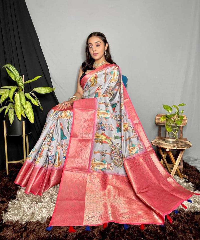 Ynf Soft Dola RIN124 Dola richpallu Sarees Wedding Collections Festive Collections Wholesale Printed Sarees Kalamkari Sarees Zari Border Sarees Manufacturer