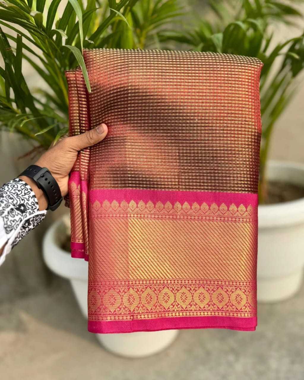 Ynf Tissue Silk KESH131 RAJ RATAN Sarees Wholesale Tissue Silk Saree Traditional Sarees Festive Sarees Manufacturer