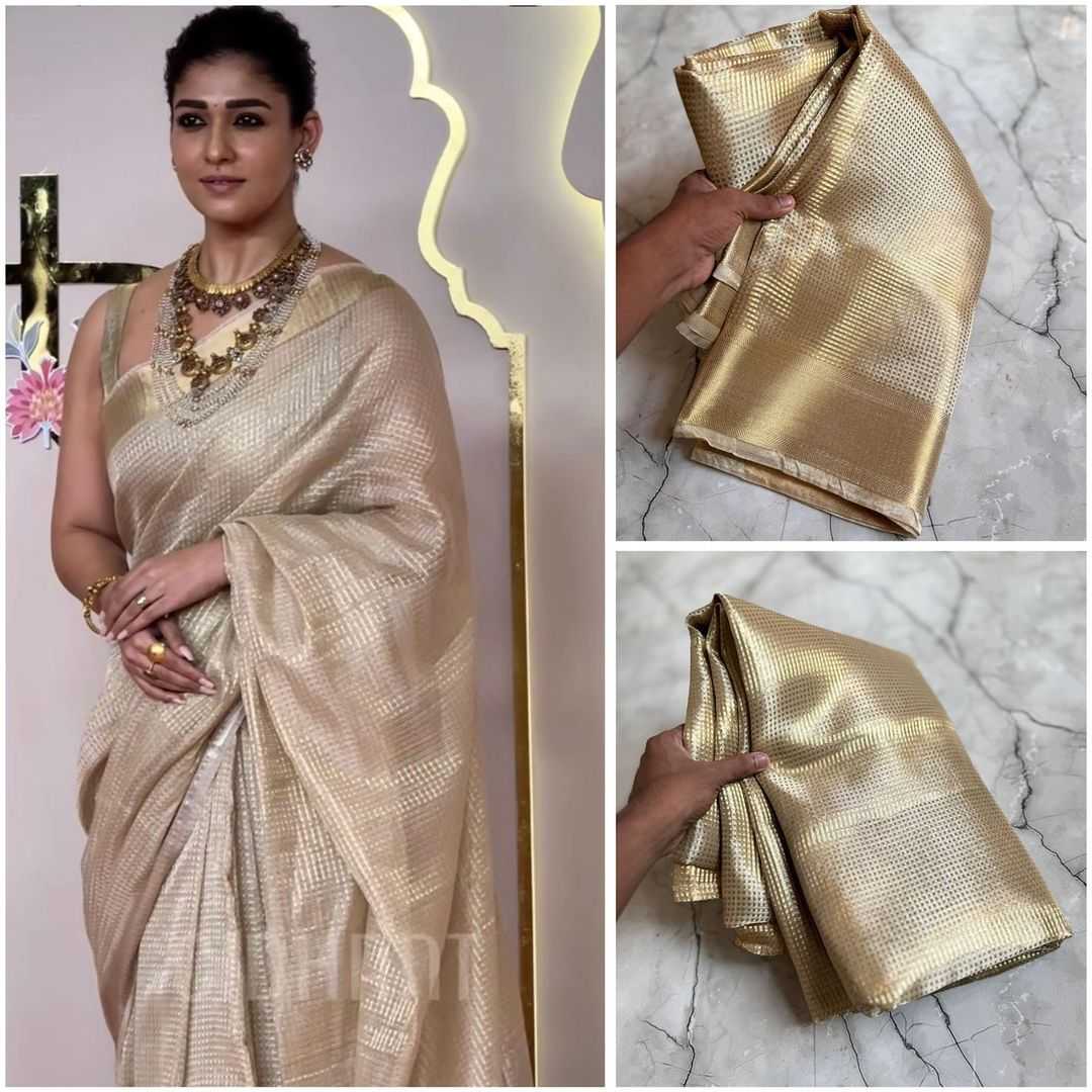 Ynf Tissue Silk KESH131 VNF01 Sarees Wholesale Fancy Sarees Tissue Silk Saree Festive Sarees Manufacturer