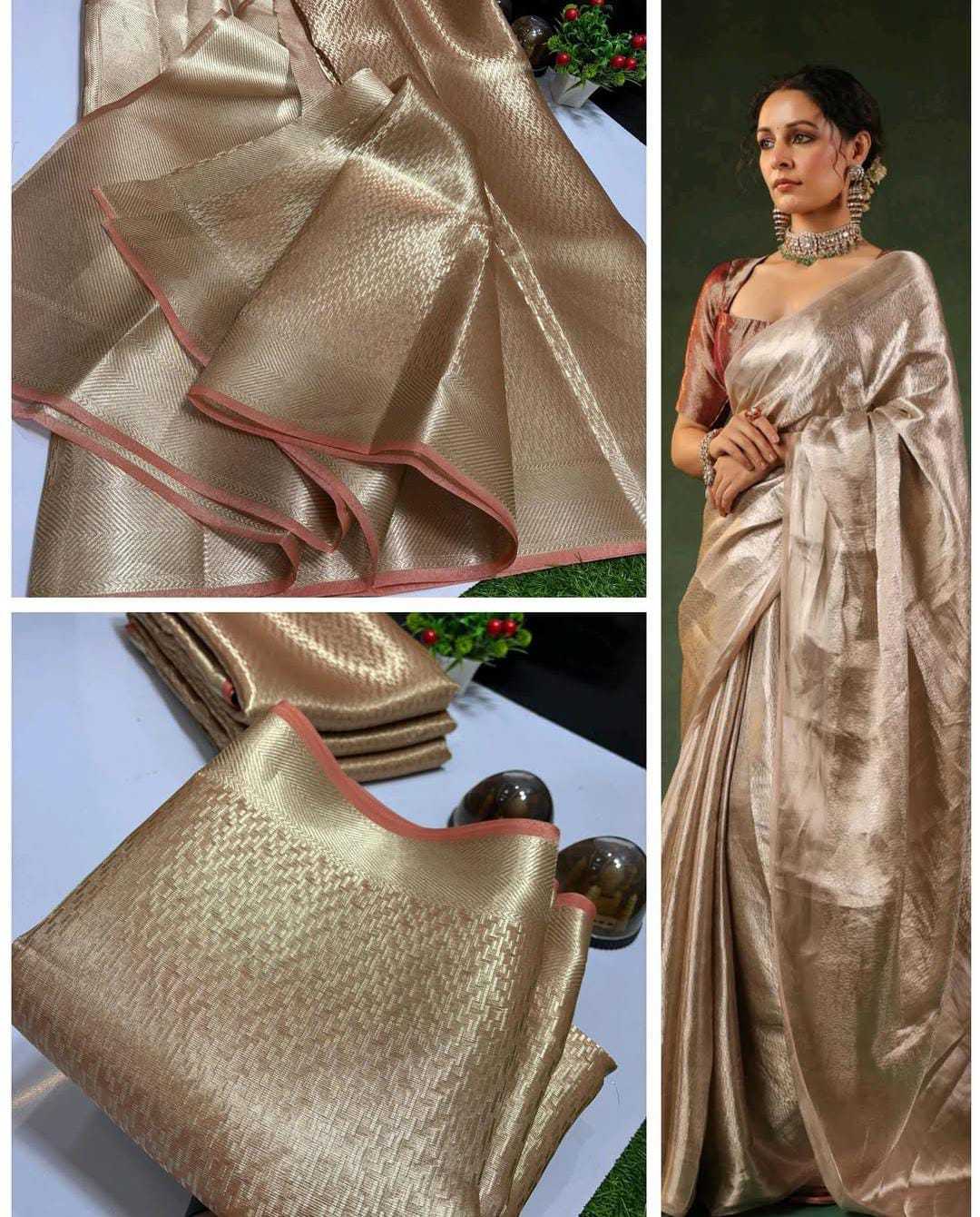 Ynf Tissue Silk KESH418 MKD03 Sarees Silk Sarees Wedding Collections Wholesale Party Wear Sarees Tissue Silk Saree Festive Sarees Manufacturer