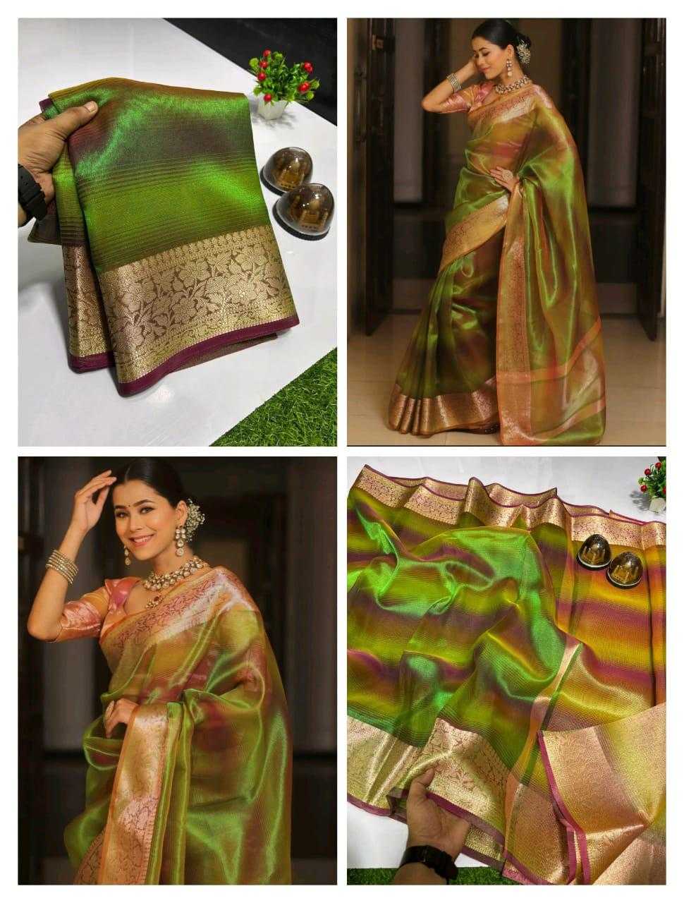 Ynf Tissue Silk KESH418 MKD25 Sarees Bollywood Collections Festive Collections Wholesale Fancy Sarees Tissue Silk Saree Festive Sarees Manufacturer