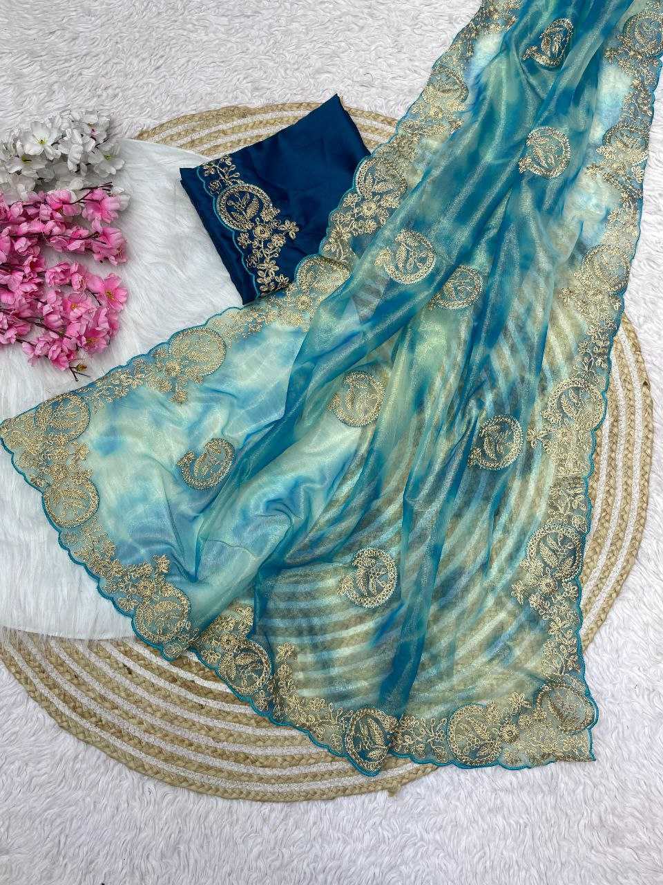 Ynf Twill Net RIN143 531 Sarees Wedding Collections Festive Collections Wholesale Printed Sarees Net Sarees Cutwork Saree Manufacturer