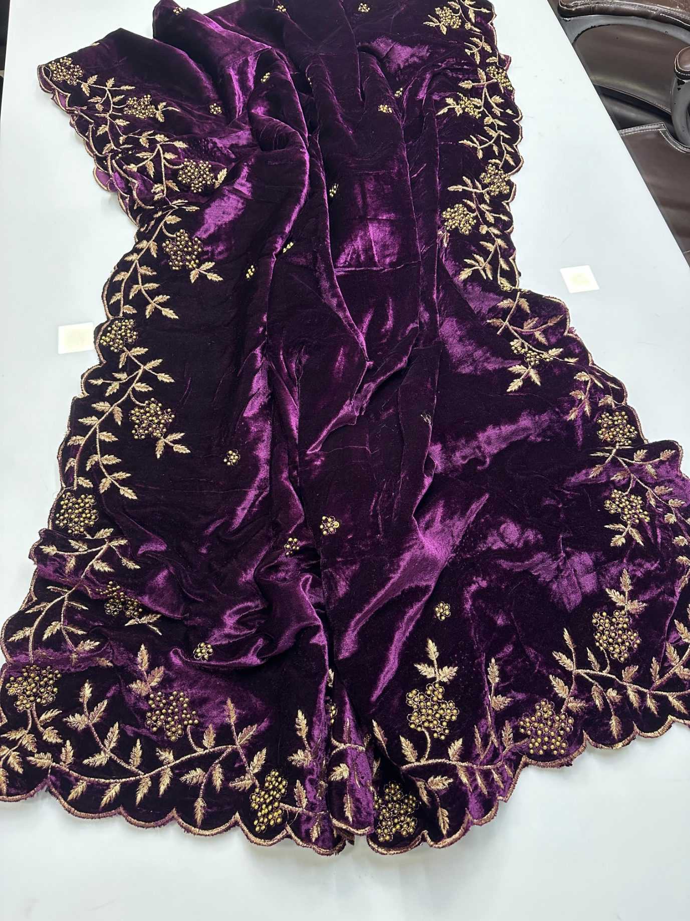 Ynf Velvet KESH106 suman Sarees Wedding Collections Festive Collections Wholesale Fancy Sarees Velvet Sarees Embroidered Sarees Manufacturer