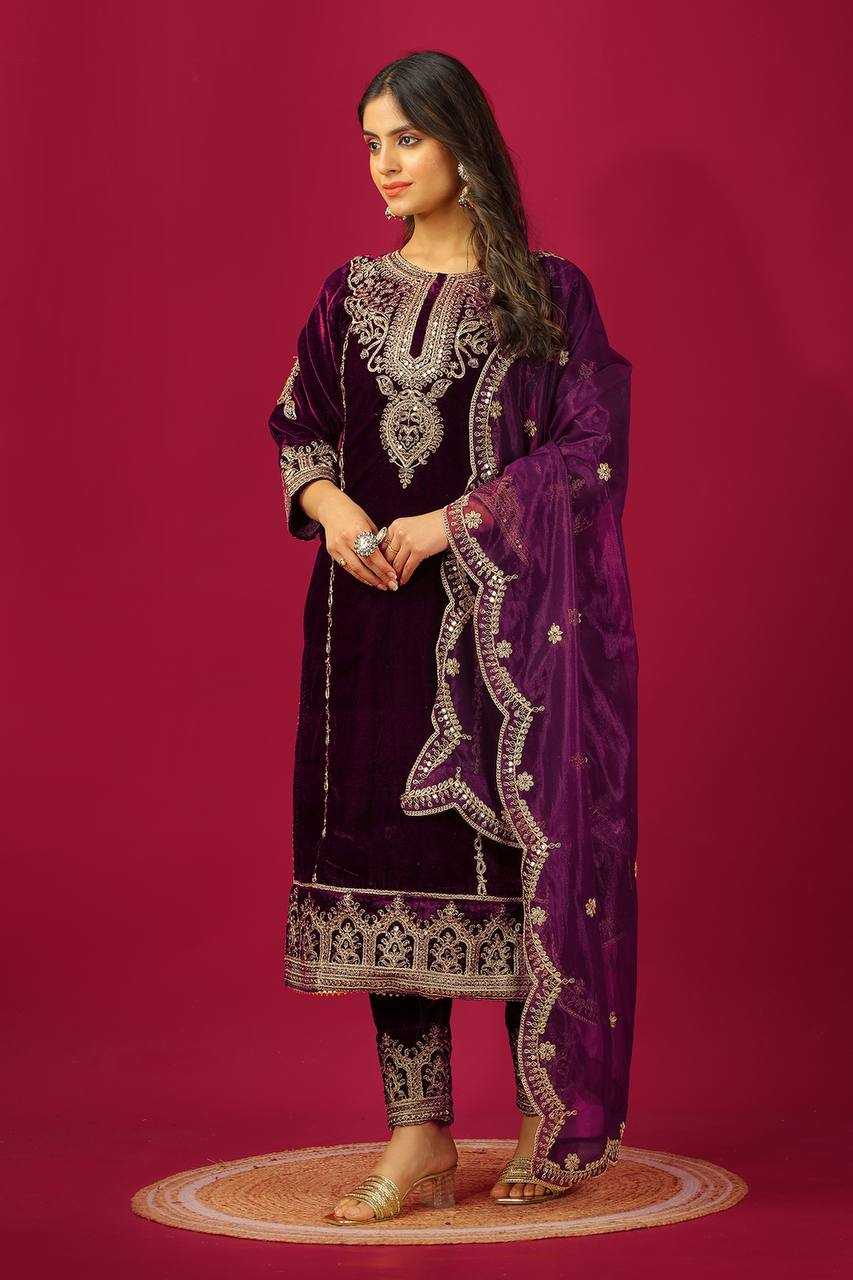 Ynf Velvet KESH128 5003 Suits & Dresses Islamic Clothing Wedding Collections Wholesale Pakistani Suits Embroidery Suits Party wear suits Manufacturer