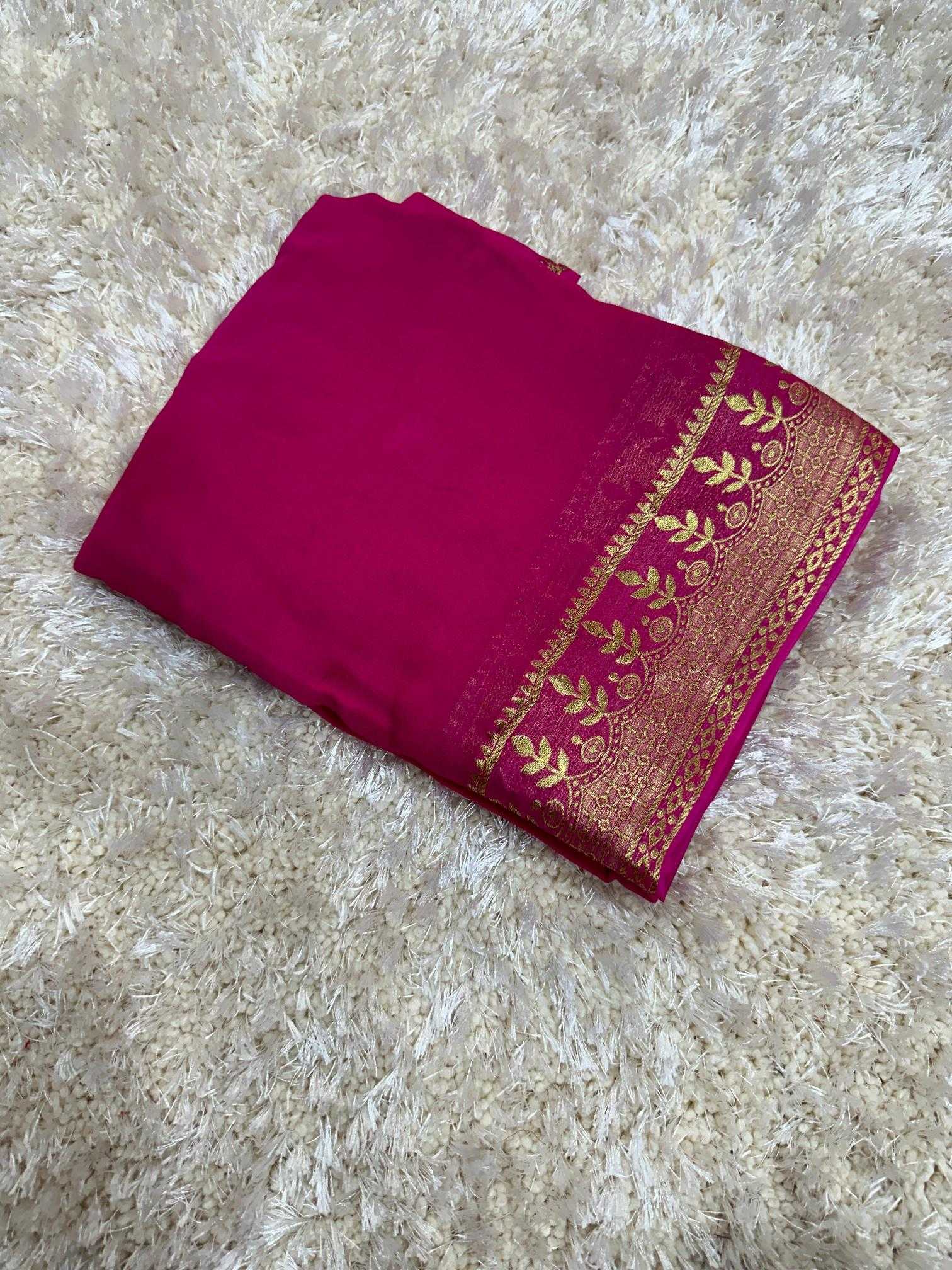 Ynf Viscouse Crushed Georgette RIN104 APE159 Sarees Wedding Collections Festive Collections Wholesale Georgette Sarees Jacquard Saree Viscose Saree Manufacturer