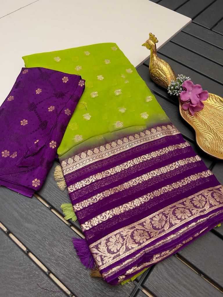 Ynf Viscouse Crushed Georgette RIN104 APE93 Sarees Wedding Collections Festive Collections Wholesale Georgette Sarees Viscose Saree Lightweight Sarees Manufacturer