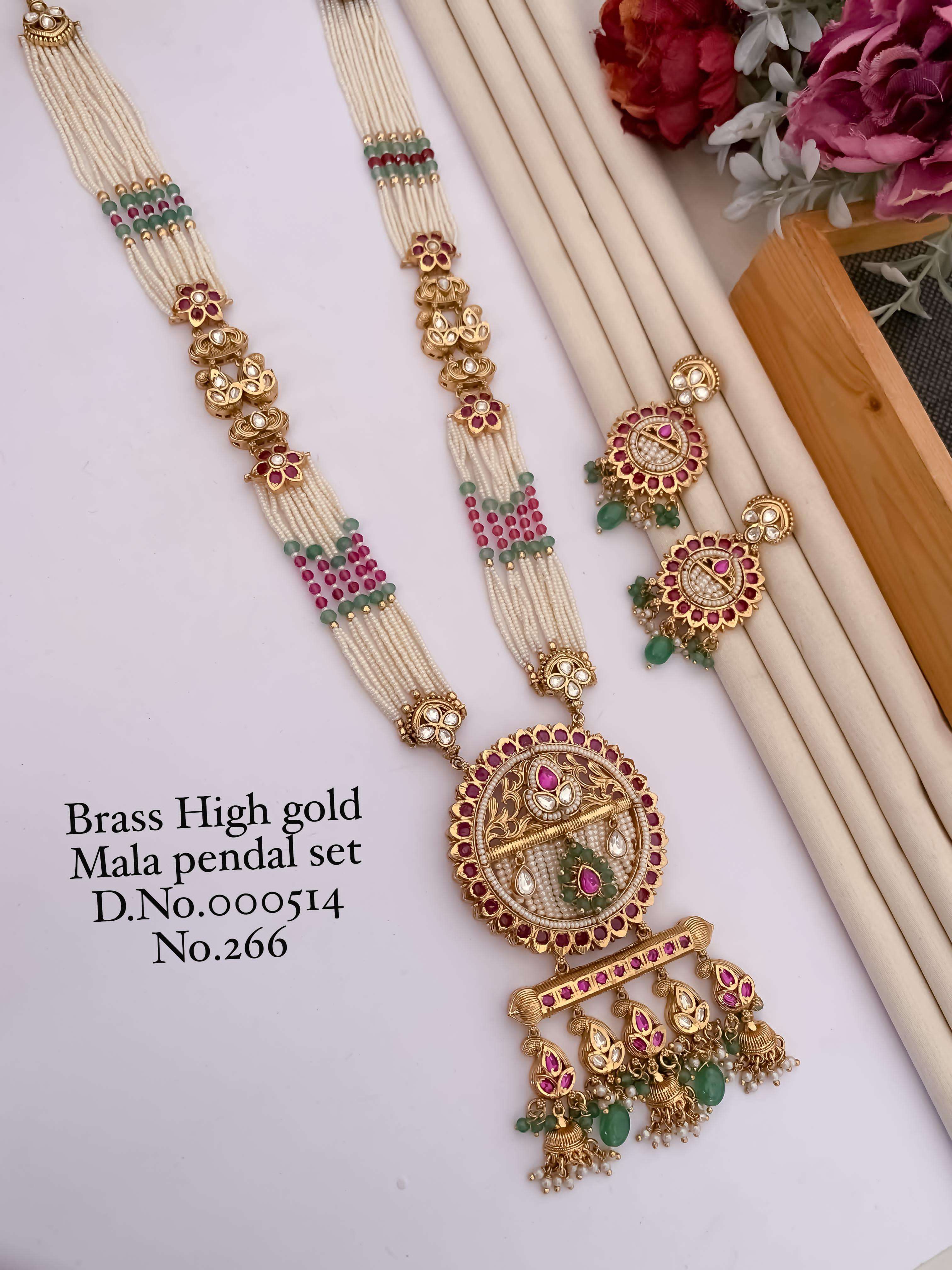 YNF BRASS KESH476 SMN04-3 WOMENS JEWELLERY WHOLESALE DULHAN SETS MANUFACTURER