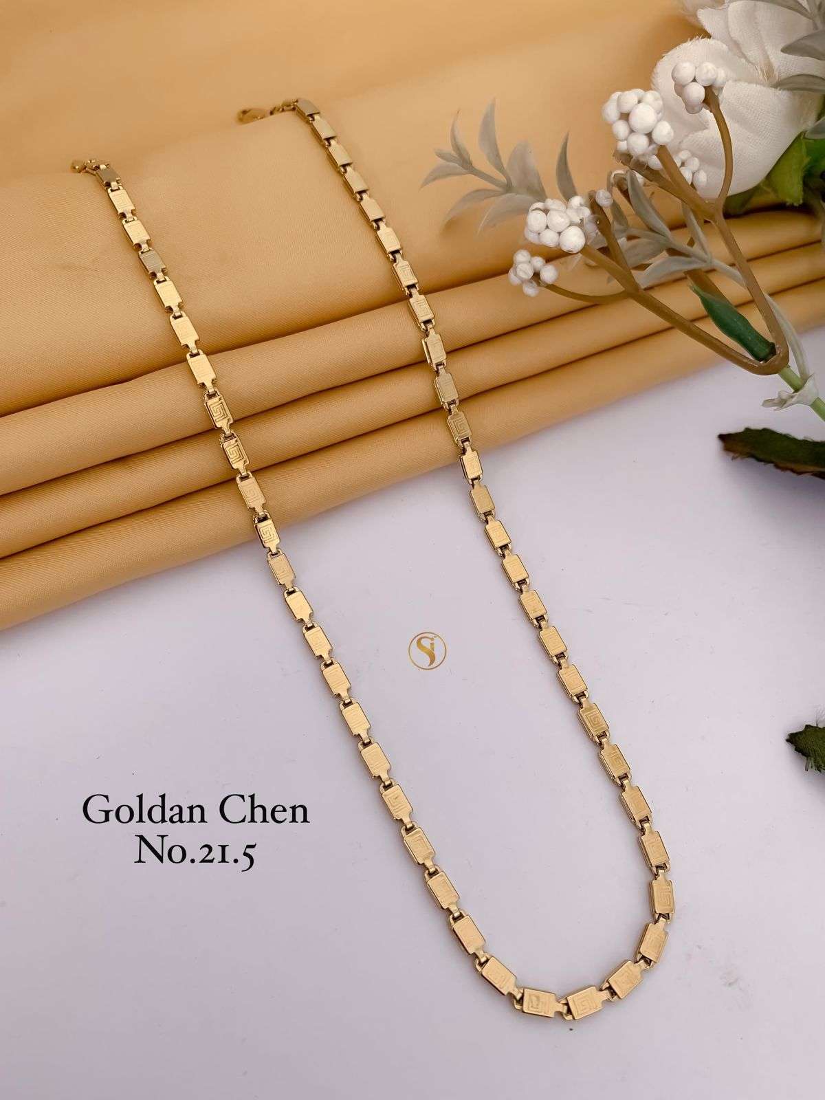 YNF BRASS KESH476 SMN42-36 WOMENS JEWELLERY WHOLESALE GOLD CHAIN MANUFACTURER