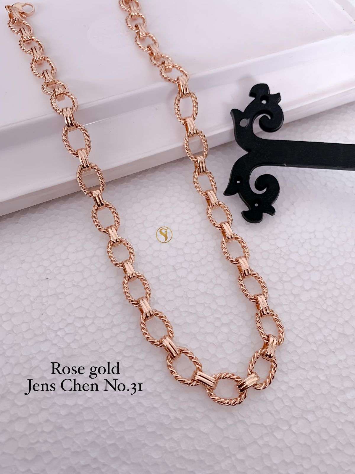 YNF BRASS KESH476 SMN42-39 WOMENS JEWELLERY WHOLESALE GOLD CHAIN MANUFACTURER