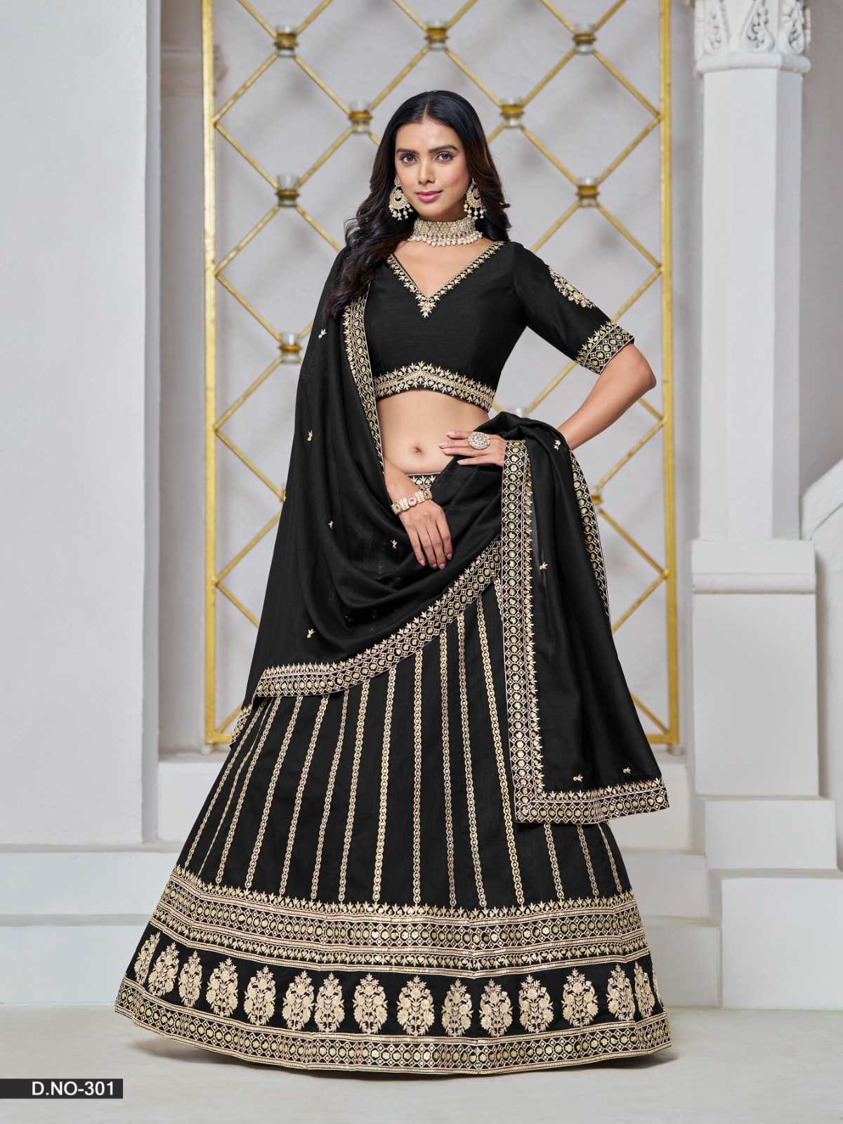 Ynf Art Silk KESH416 Mehvish-Vol-1 Lehengas Wedding Collections Festive Collections Wholesale Designer Lehenga Silk Lehenga Embroidered Lehenga Manufacturer