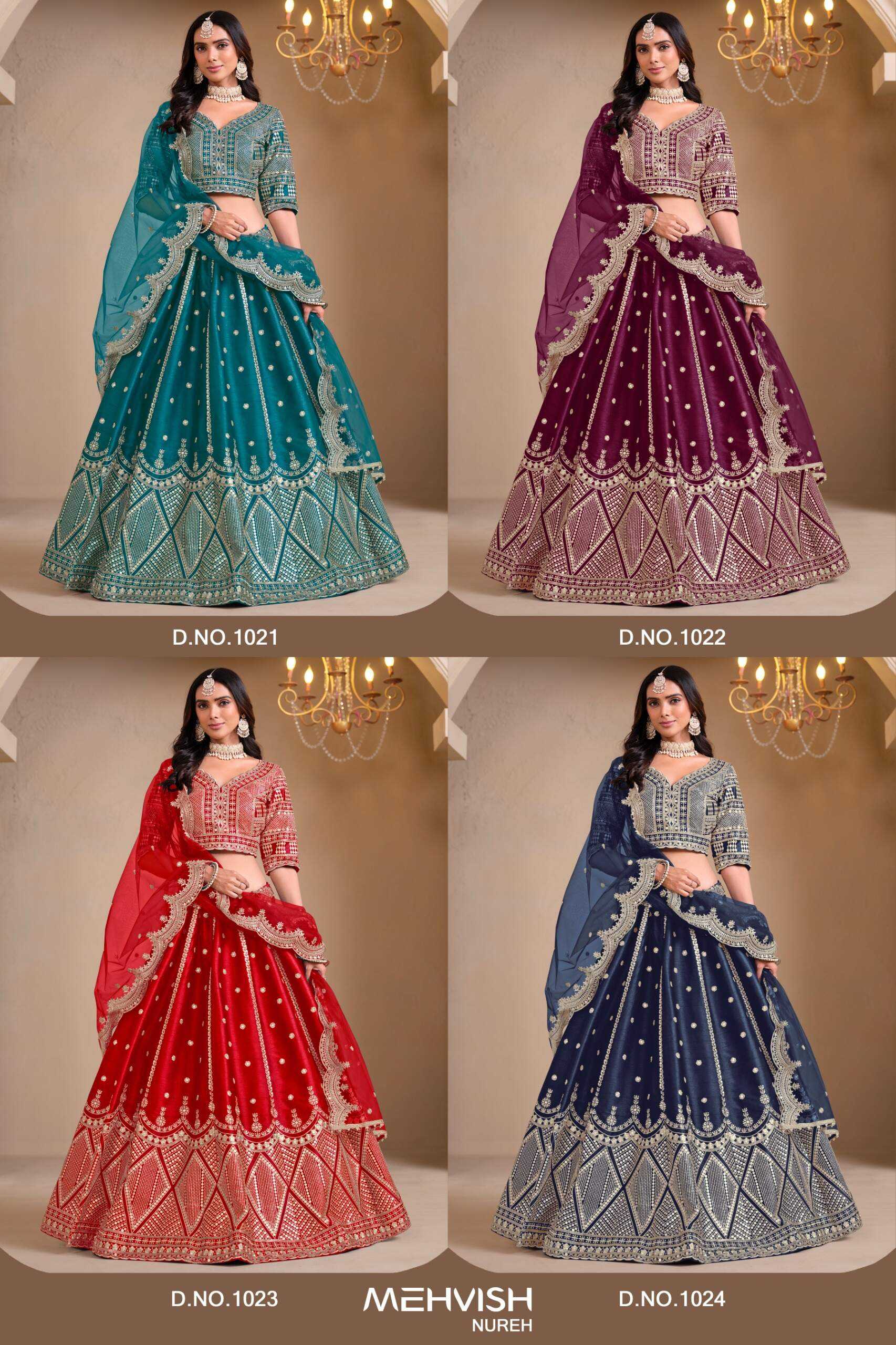 Ynf Art Silk RIN184 Mehvish Nureh Lehengas Wholesale Wedding Lehenga Lehenga For Engagement Manufacturer