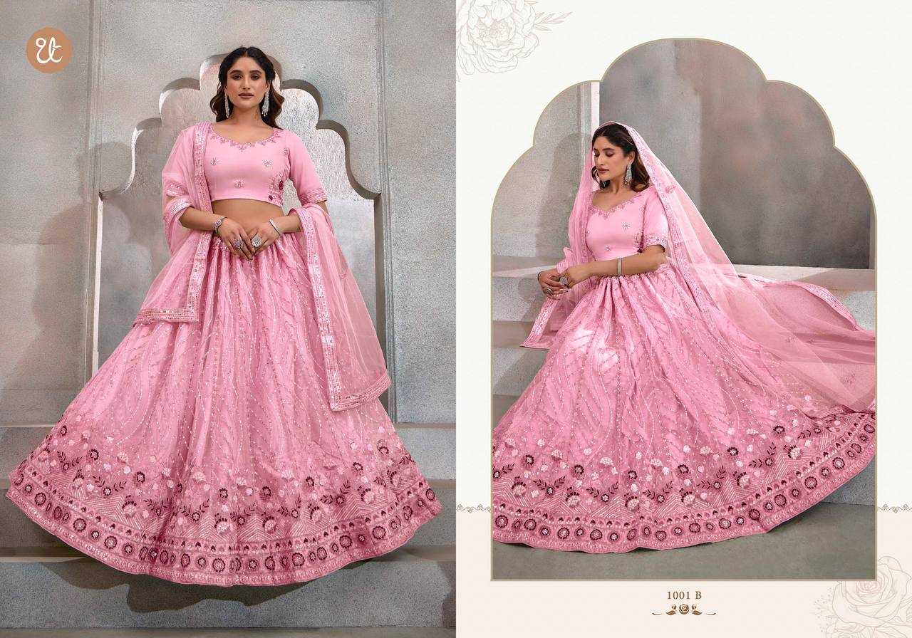 Ynf Butterfly Net RIN208 EEVA VOL-1 Lehengas Wholesale Embroidered Lehenga Net Lehenga Choli Lehenga With Dupatta Manufacturer