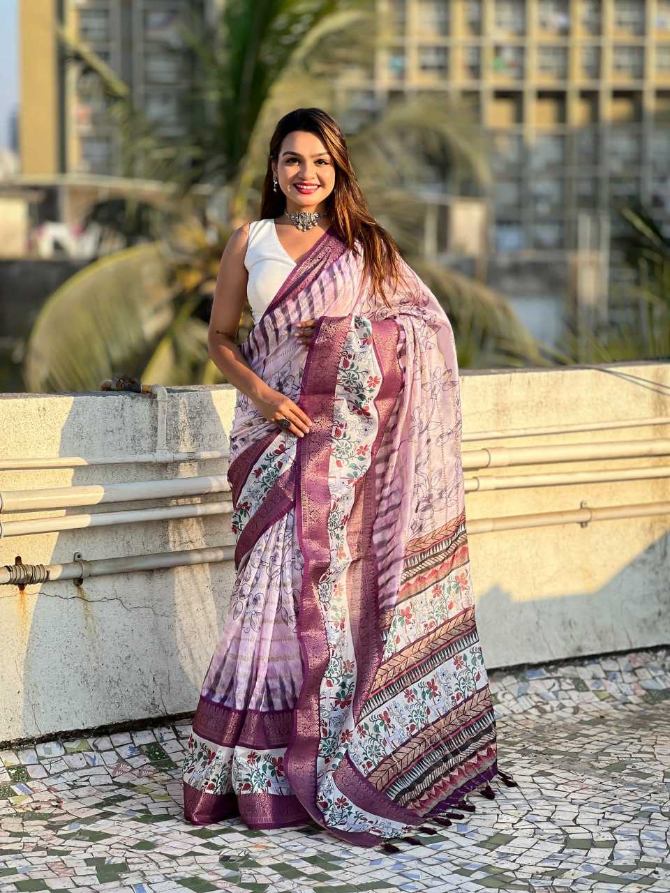 PRINTED COTTON SAREE