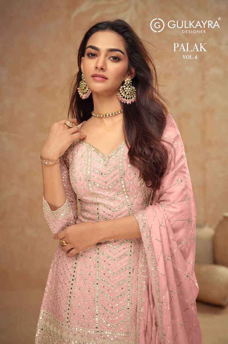 Ynf Chinon RIN184 Gulkayra Designer-Palak Vol.4 Suits & Dresses Islamic Clothing Festive Collections Wholesale Embroidery Suits Party wear suits Eid Collections Manufacturer