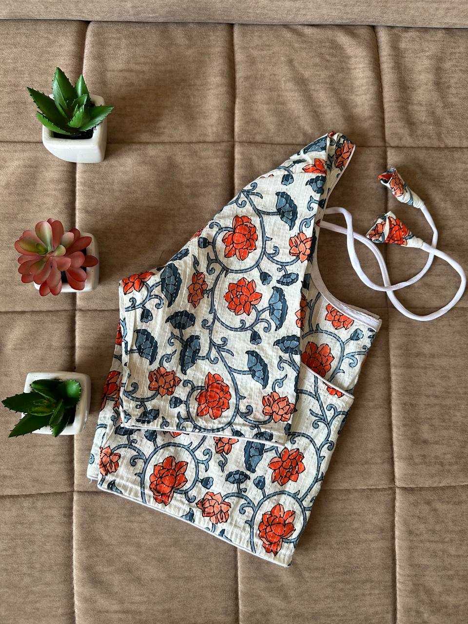 Ynf Cotton KESH437 SBB-13 Readymade Blouses Wholesale Designer Blouse Printed Cotton Blouses Manufacturer