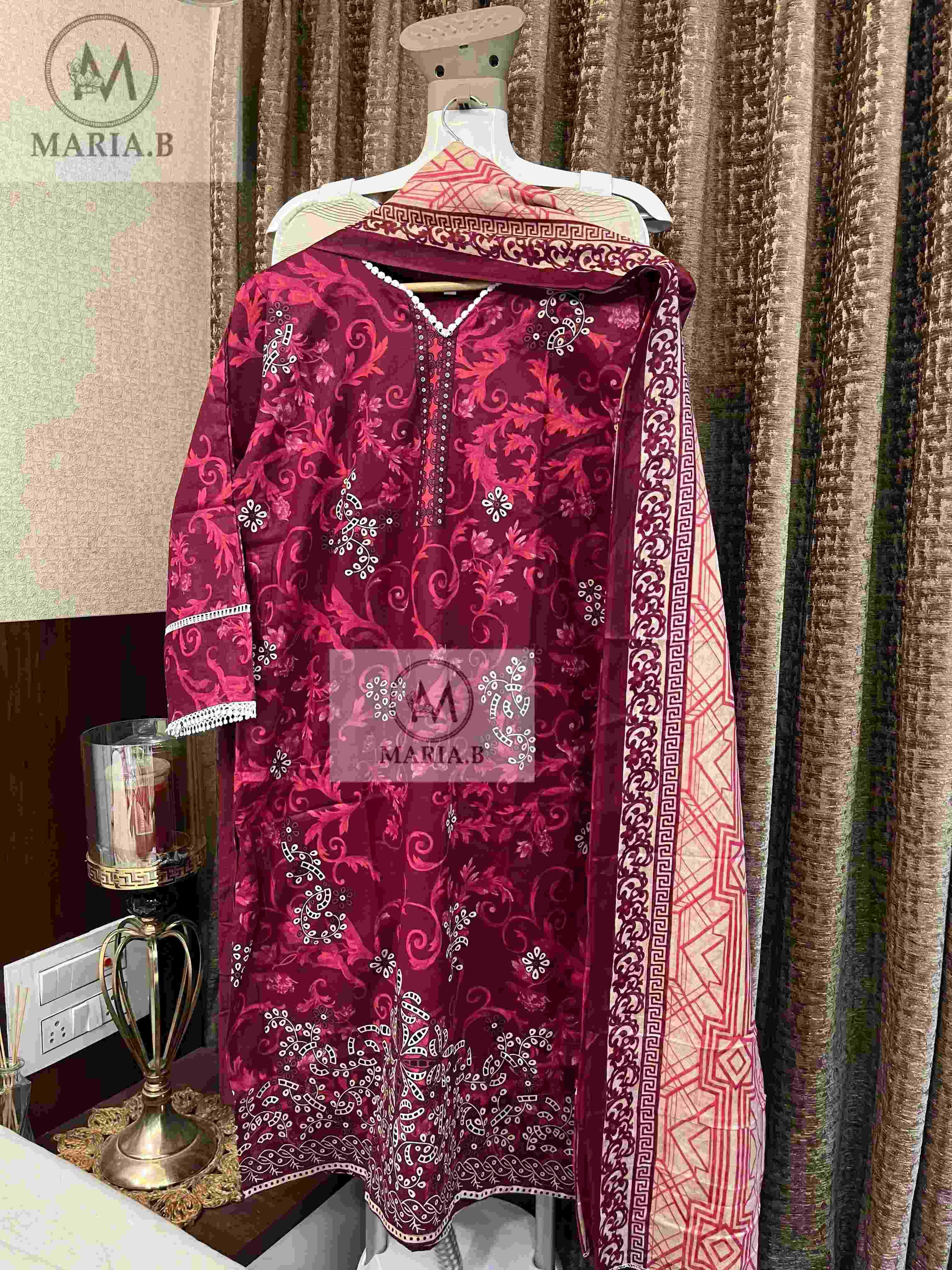 Ynf Cotton KESH444 MARIA.B-STITCH VOL-21 Suits & Dresses Islamic Clothing Festive Collections Wholesale Ladies Suits Pakistani Suits Cotton Suits Manufacturer