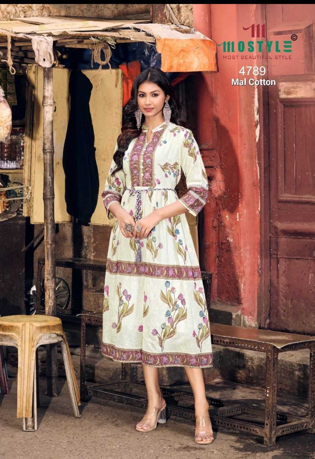 Ynf Cotton RIN190 MOSTYLE Collection Setwise Collections Wholesale Kurtis Catalogs Manufacturer