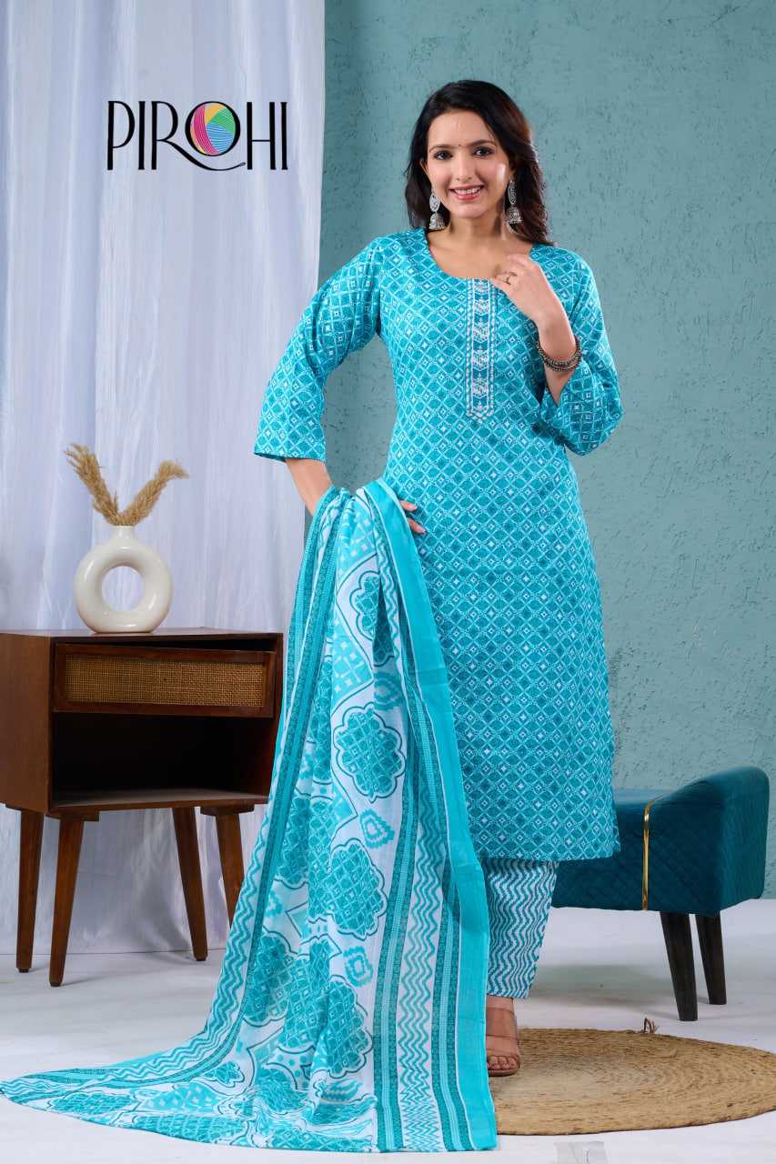Ynf Cotton RIN190 Pirohi Meera Setwise Collections Wholesale Kurtis Catalogs Manufacturer