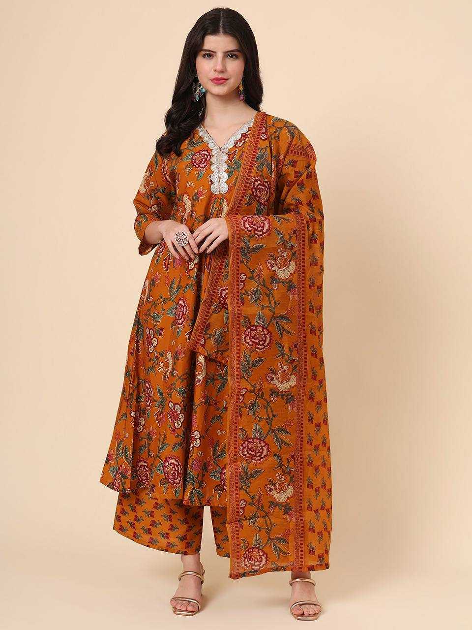 Ynf Cotton RIN197 4335 Suits & Dresses Wholesale Ladies Suits Printed Suits Palazzo Suit Manufacturer