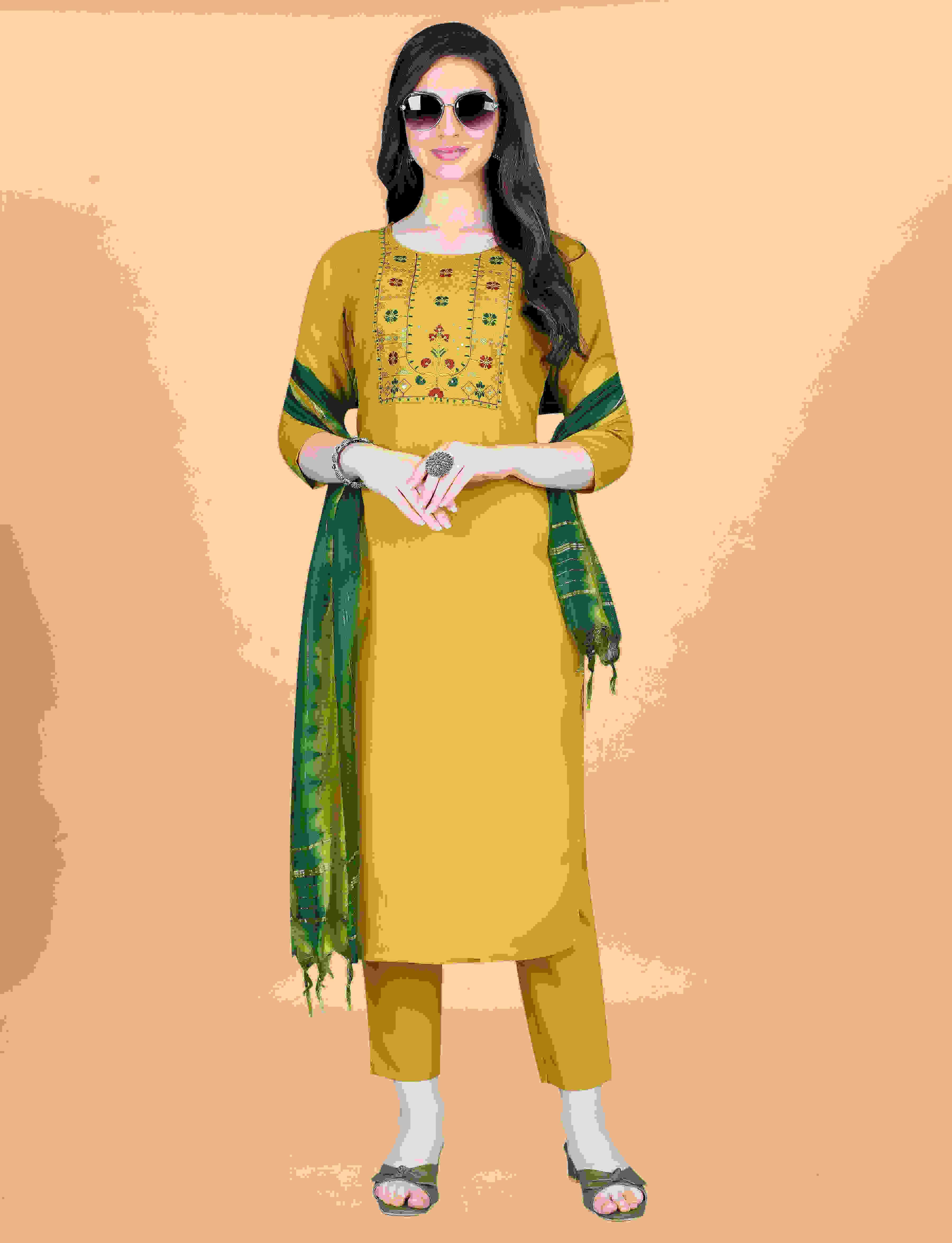 Ynf Cotton RIN210 NOORI Suits & Dresses Wholesale Ladies Suits Cotton Suits A-Line Suits Manufacturer