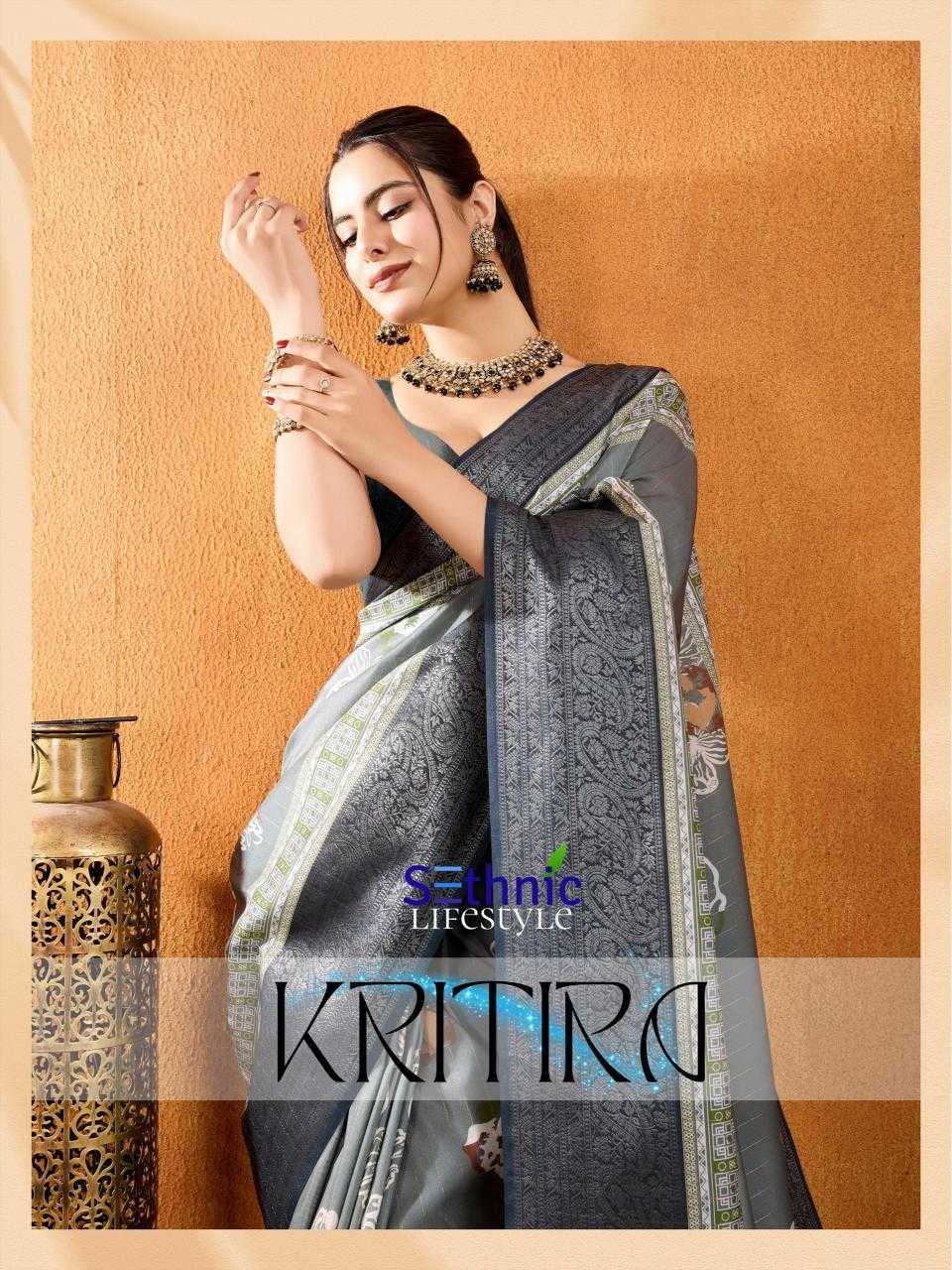 Ynf Crepe Silk KESH416 Kritira Silk Sarees Wedding Collections Festive Collections Wholesale Printed Silk Saree Crepe Silk Saree Zari Border Silk Sarees Manufacturer