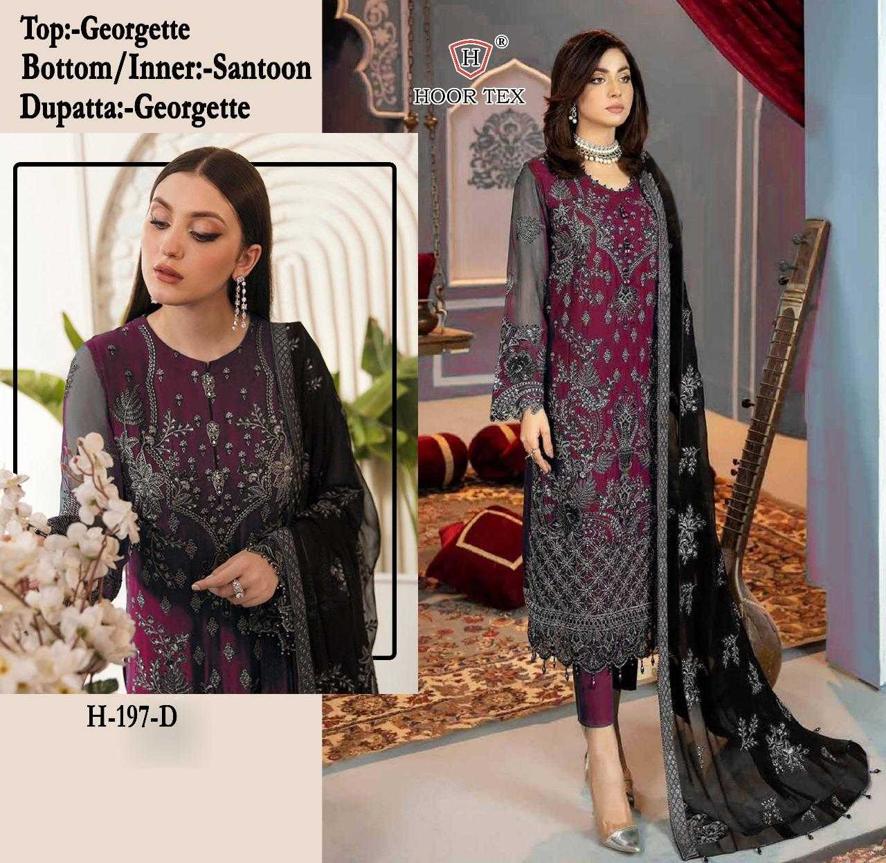 Ynf Faux Georgette KESH450 HOOR TEX H-197 Suits & Dresses Islamic Clothing Festive Collections Wholesale Pakistani Suits Afghani Suits Kashmiri Suits Manufacturer