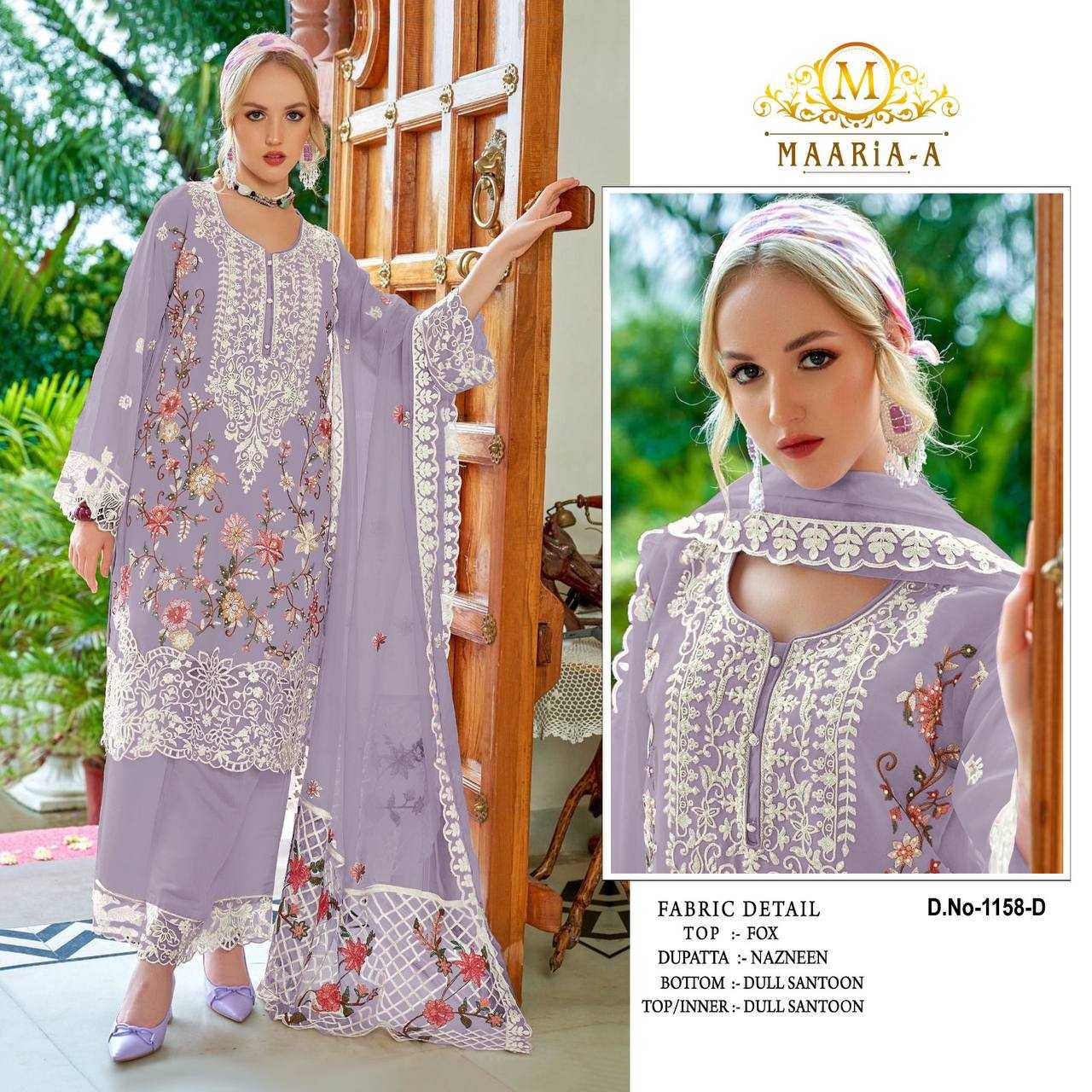 Ynf Faux Georgette RIN131 1158 Suits & Dresses Wholesale Embroidery Suits Zari Work Suit Semi Stitched Suits Manufacturer