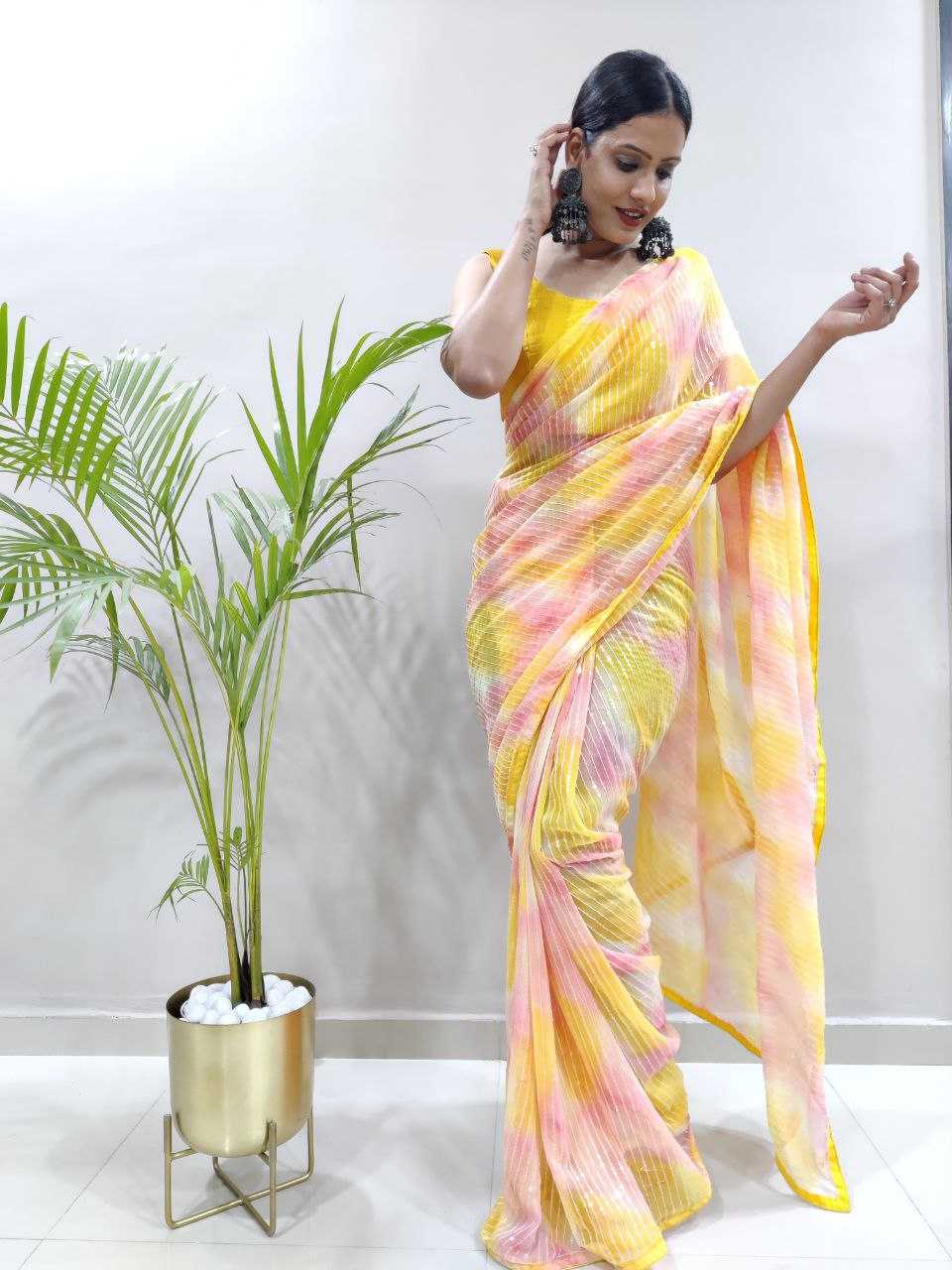 PRINTED GEORGETTE SAREE