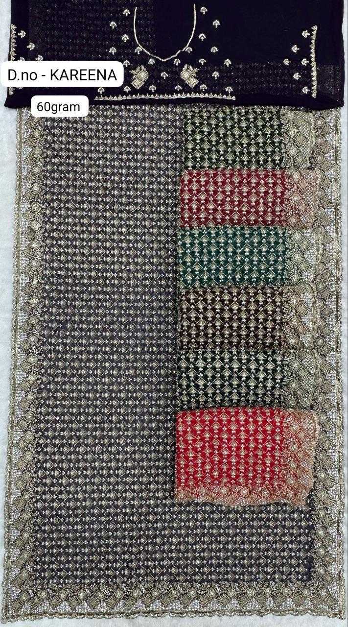 Ynf Georgette KESH114 RSRM104 Sarees Wholesale Georgette Sarees Hand Work Sarees Manufacturer