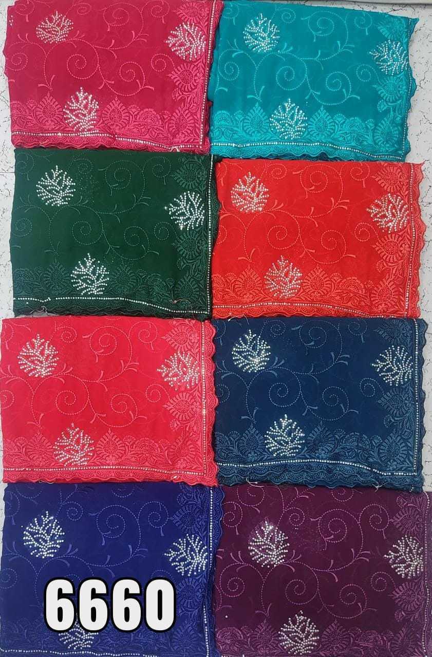 Ynf Georgette KESH114 RSRM68 Sarees Wholesale Georgette Sarees Stone Work Saree Manufacturer