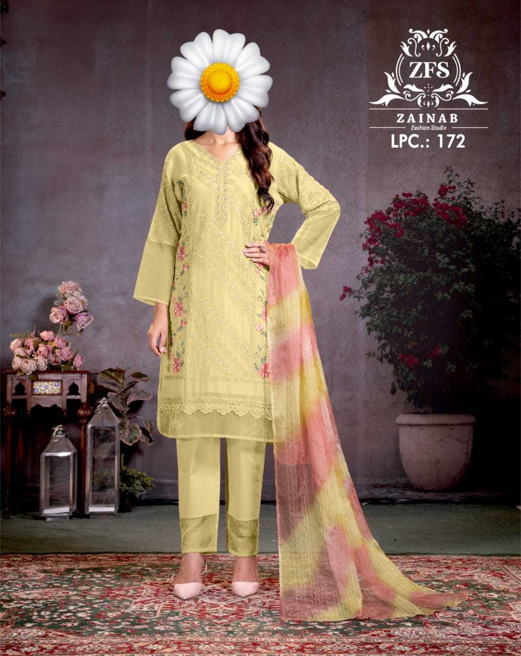 Ynf Georgette KESH444 ZAINAB FASHION STUDIO LPC-172 Suits & Dresses Islamic Clothing Festive Collections Wholesale Ladies Suits Embroidery Suits Georgette Dresses Manufacturer