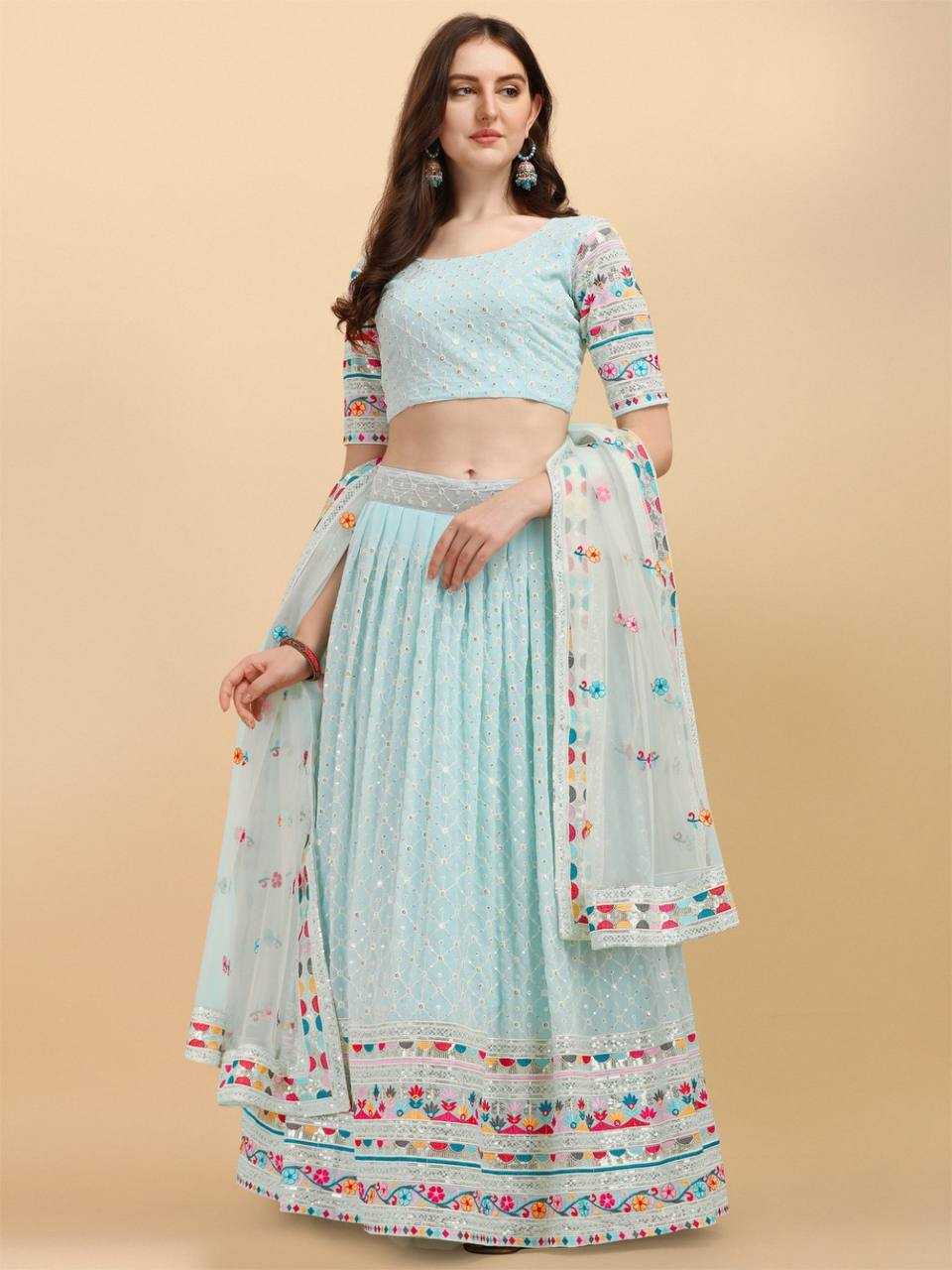 Ynf Georgette RIN131 DZ 2265 Lehengas Wedding Collections Wholesale Georgette Lehenga Sangeet Outfits Manufacturer