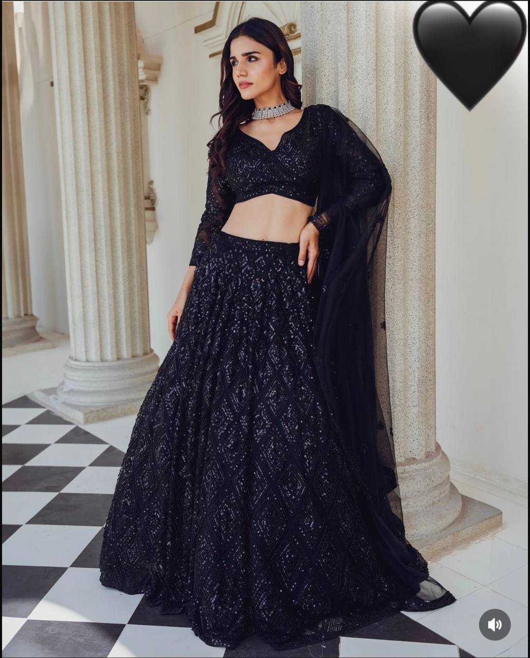 Ynf Georgette RIN213 HM P14 Lehengas Wholesale Silk Lehenga Georgette Lehenga Sequins Lehenga Manufacturer